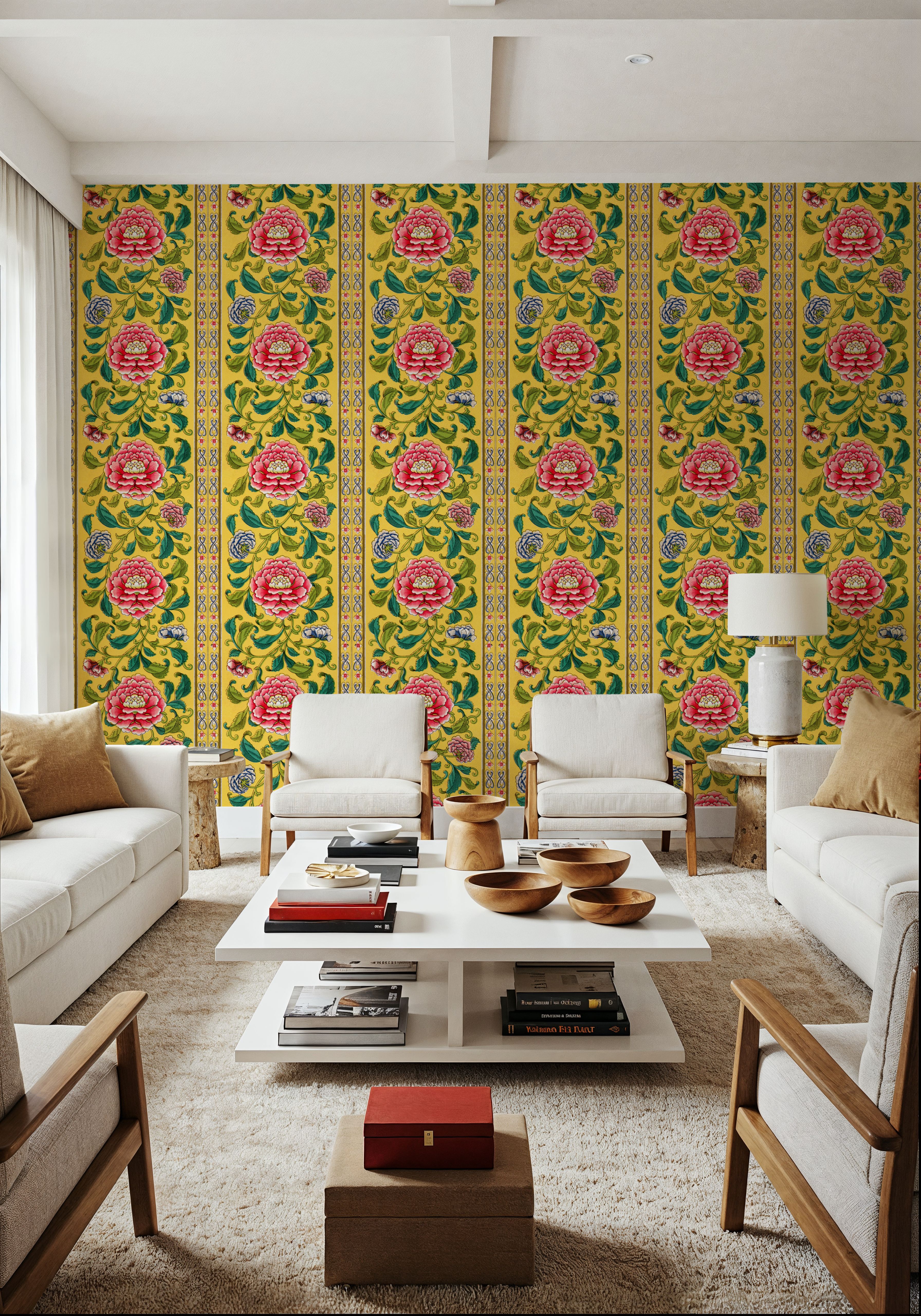 Rambling Florals, Wallpaper