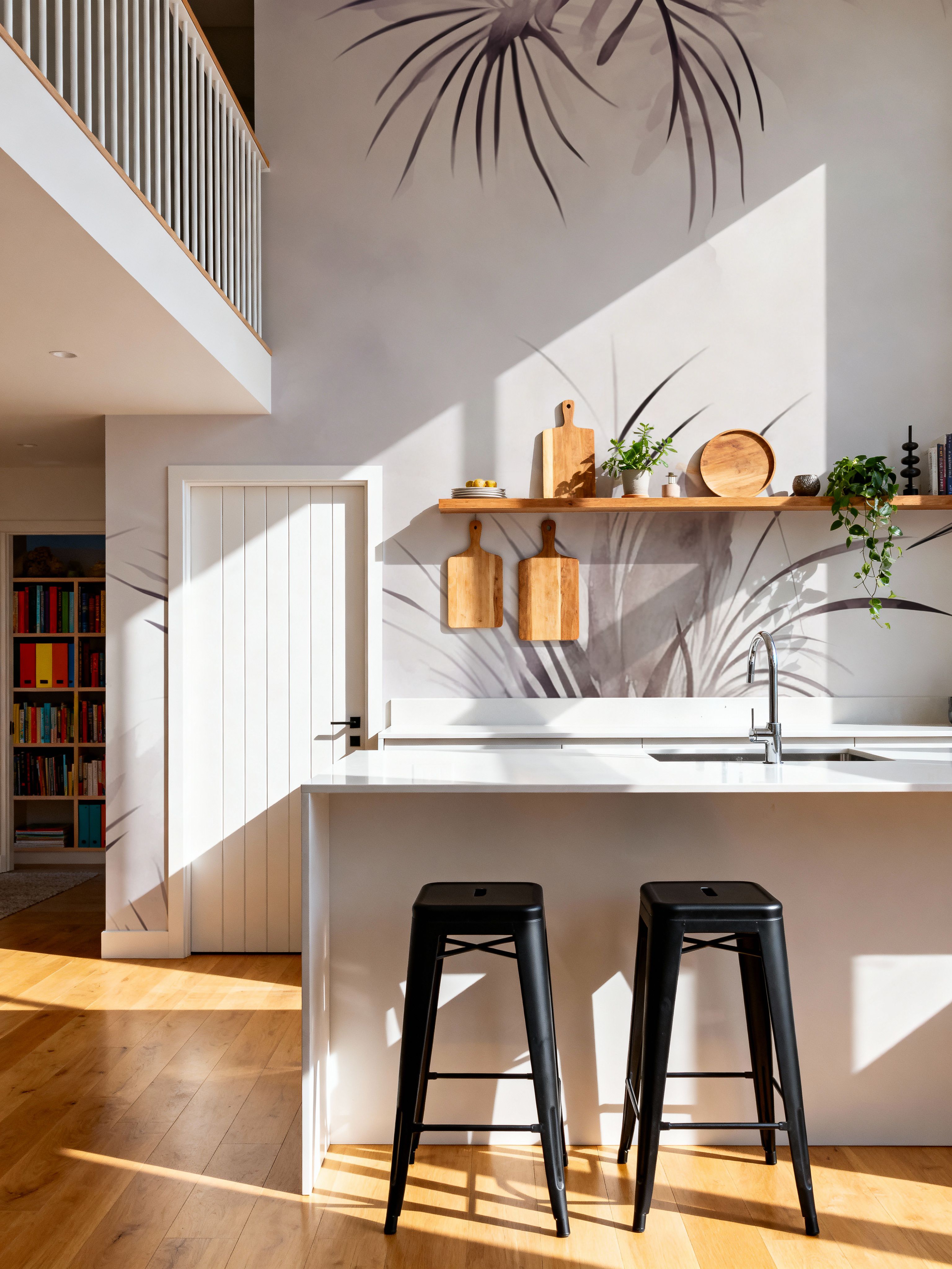 Cranes in a Field Purple