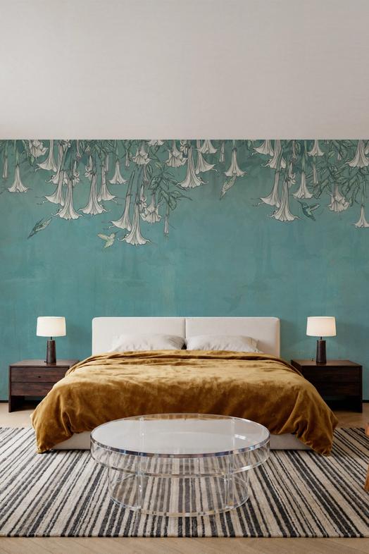 Hummingbirds and Trumpets Green