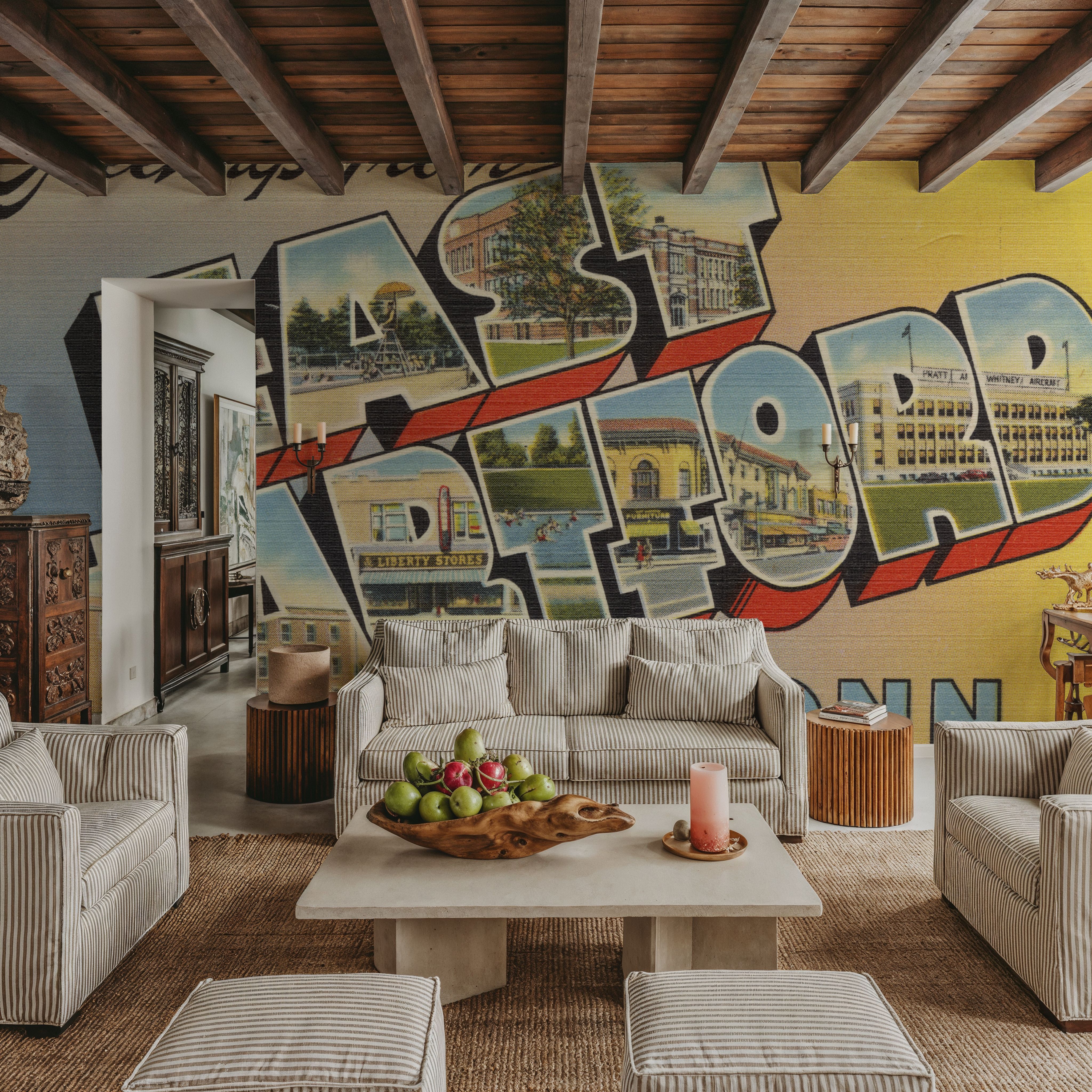 Greetings from East Hartford - Screenprint Postcard