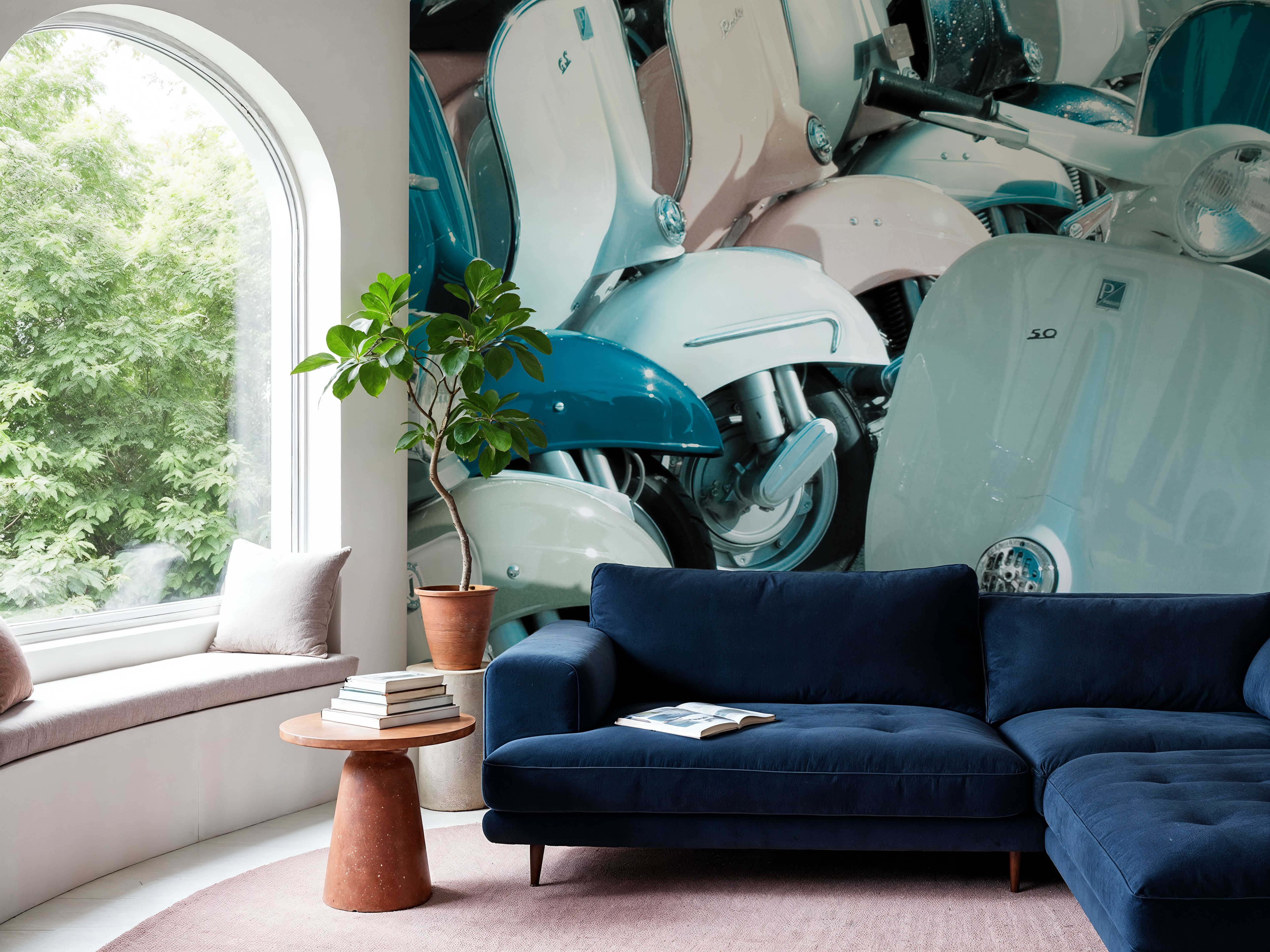 Italian Scooter II, Papel de parede