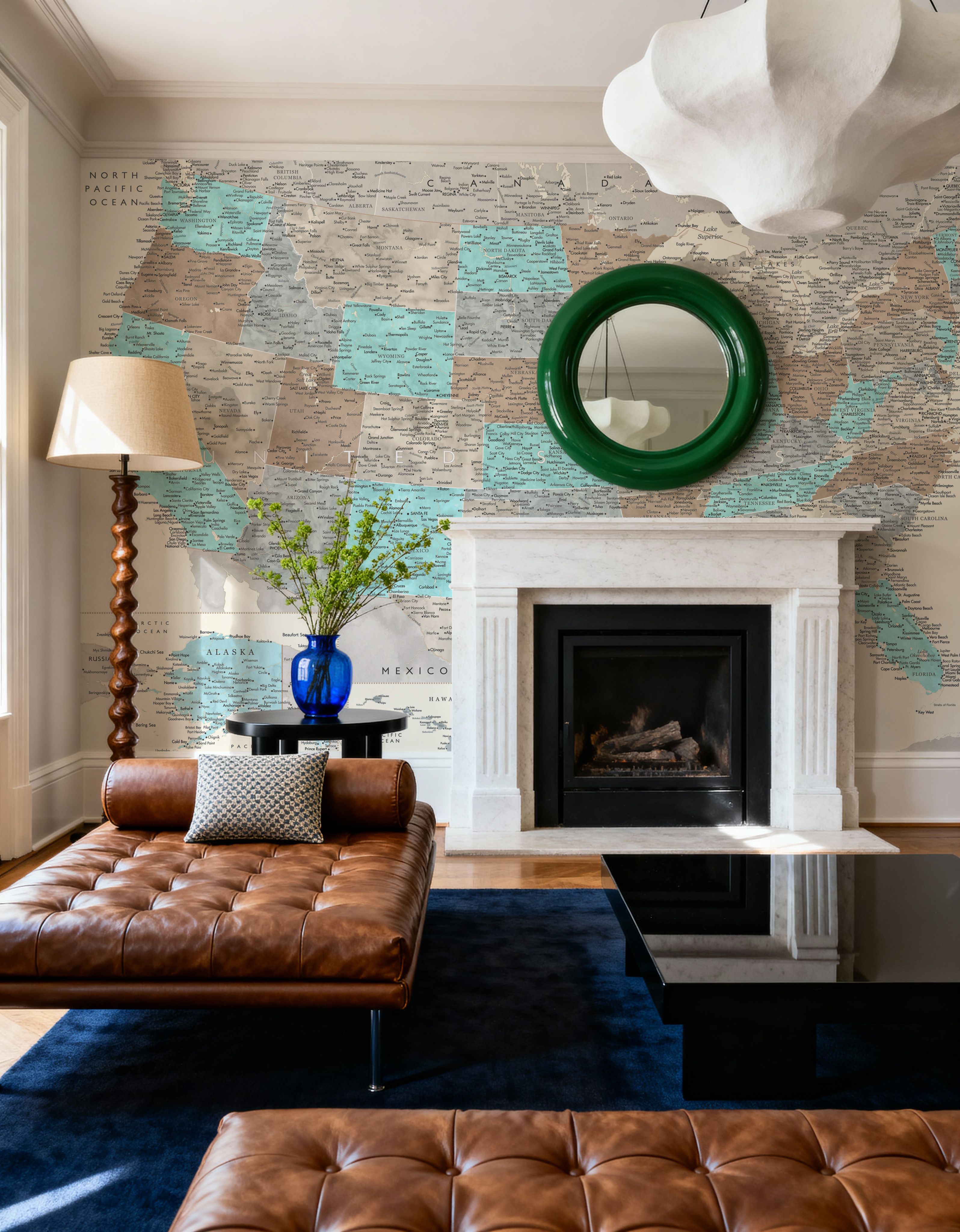 US Map Detailed - Romy