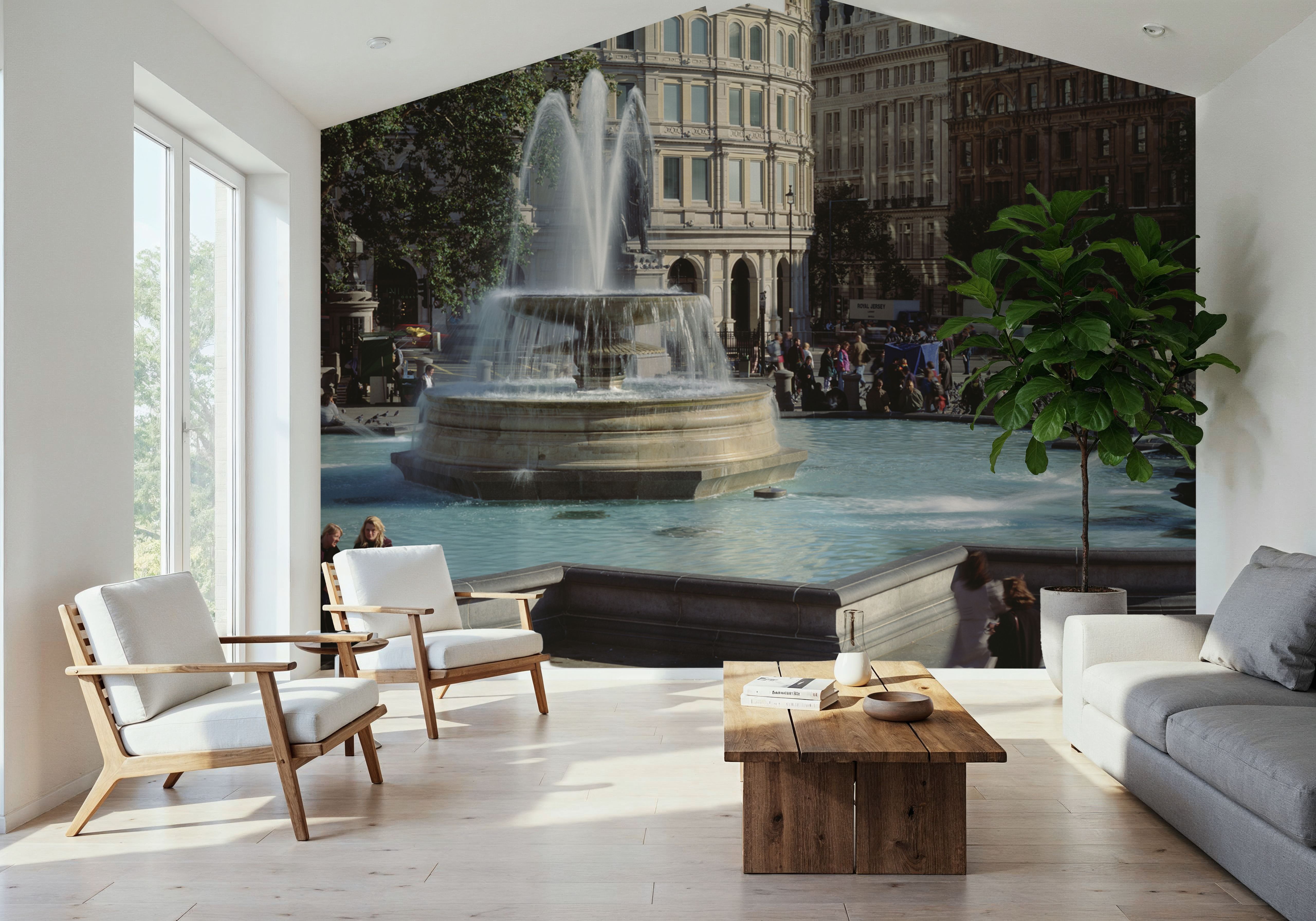 Grand Plaza Fountain, Wallpaper