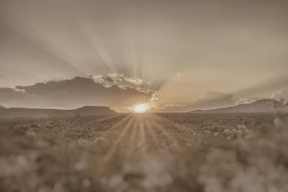 Sunset on Texas
