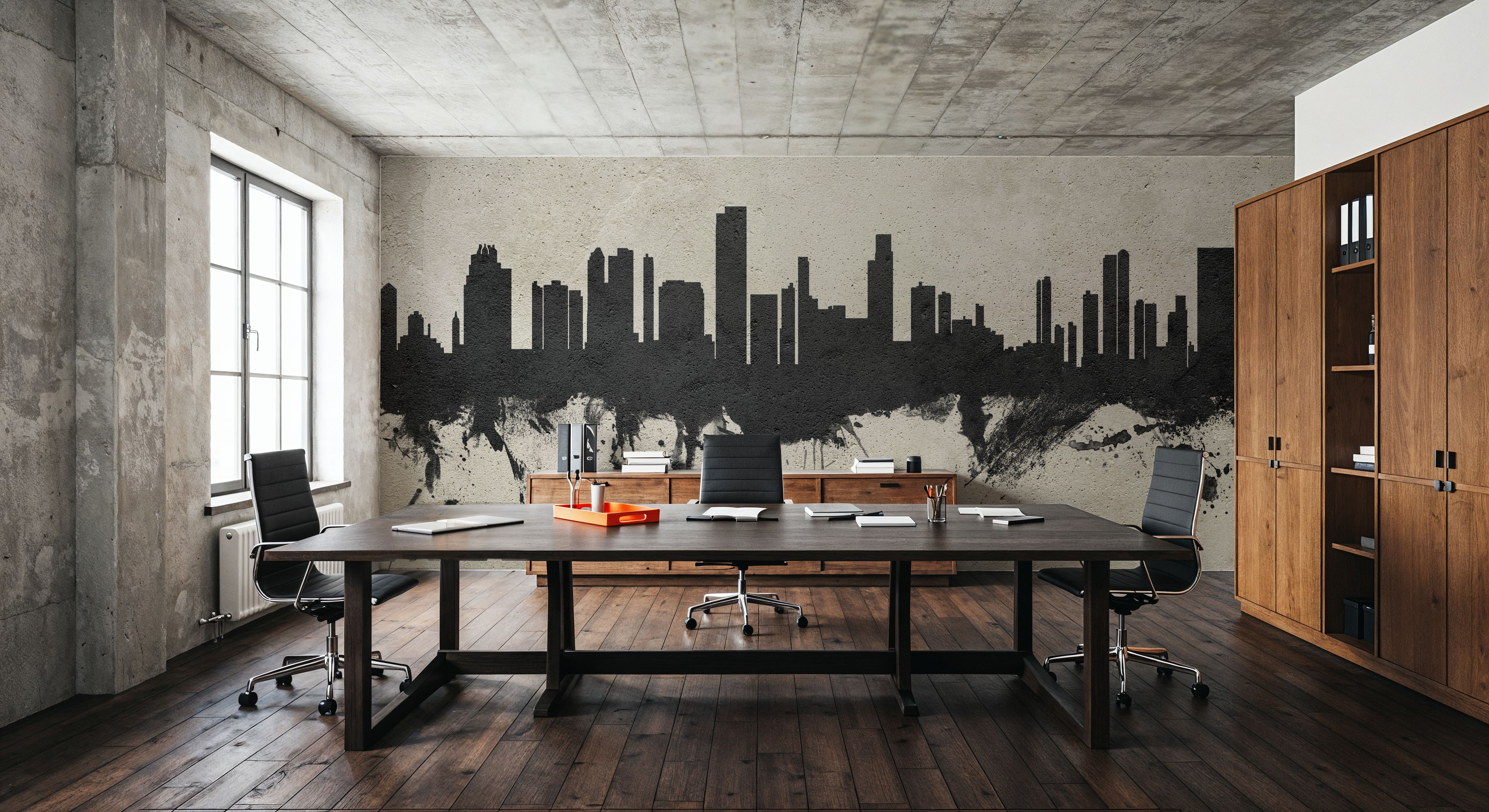 Honolulu Hawaii Skyline Concrete