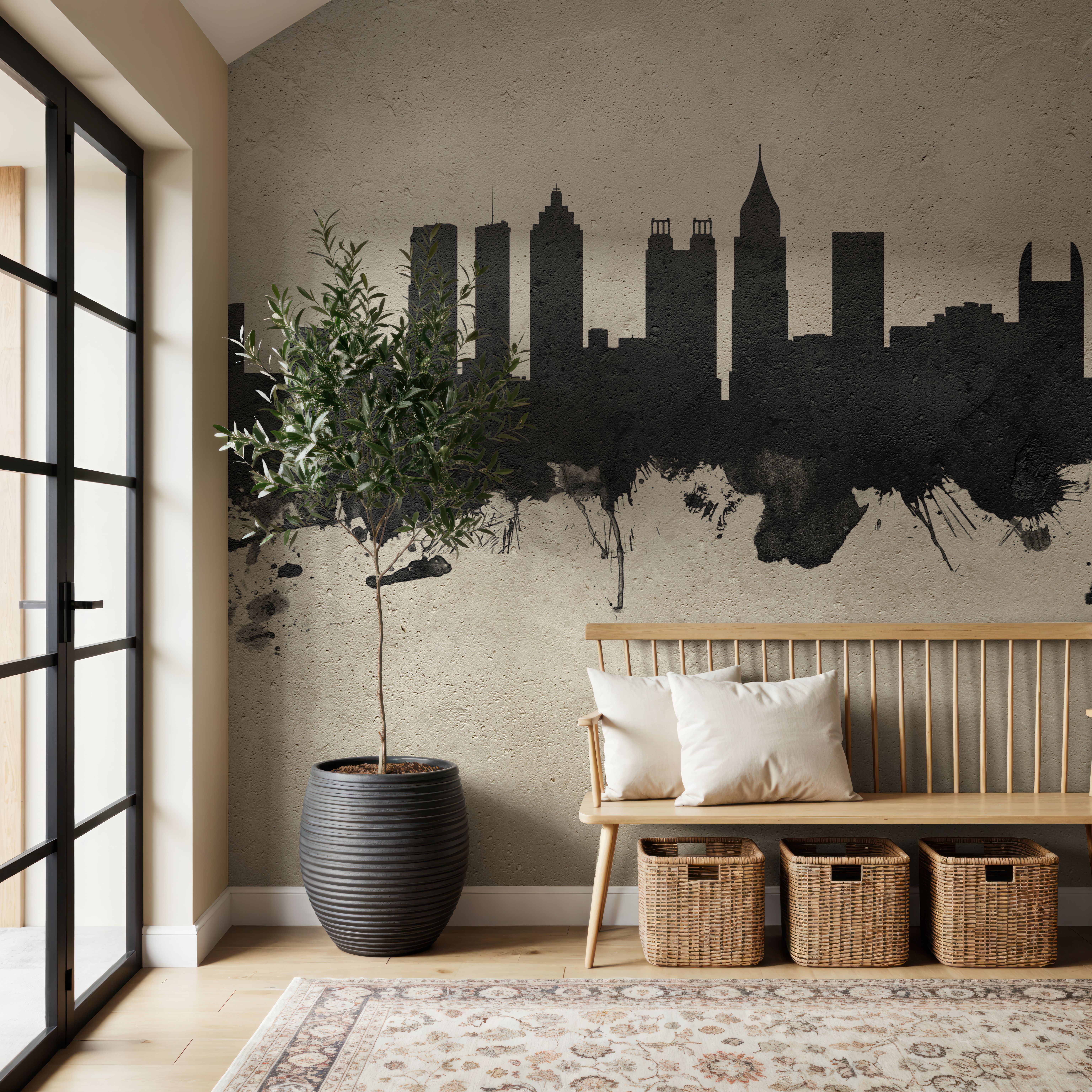 Atlanta Georgia Skyline Concrete