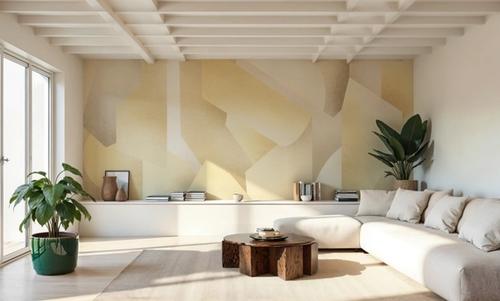 Chalky Geometrica, Butter Yellow