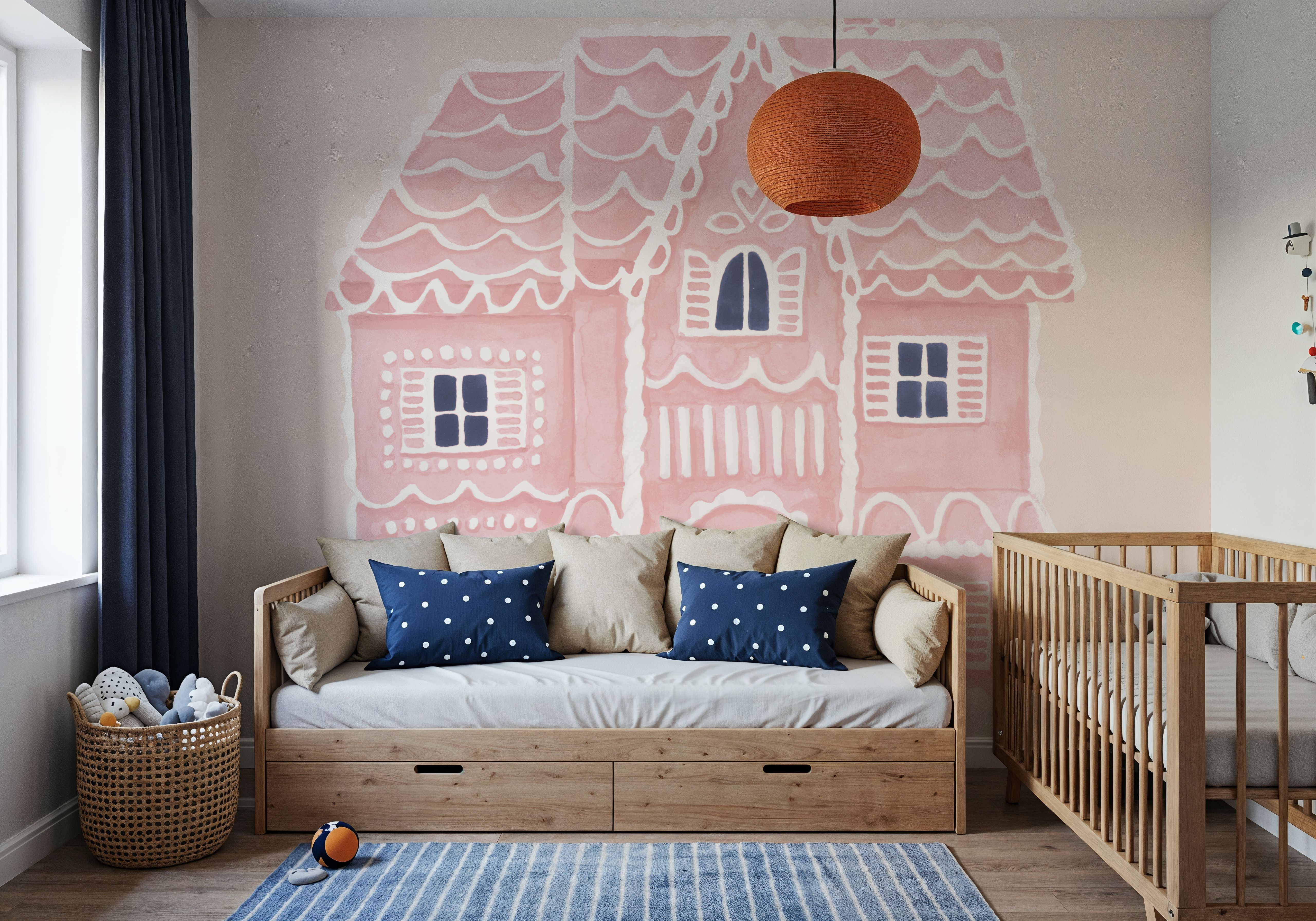 Gingerbread Dream House I Pink