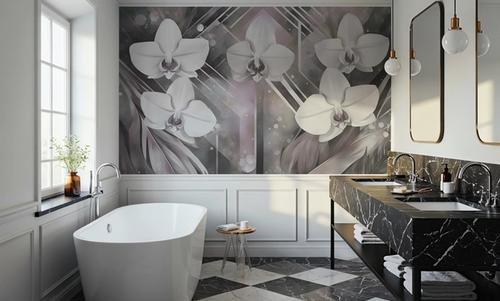 Geometry and Orchids Pink