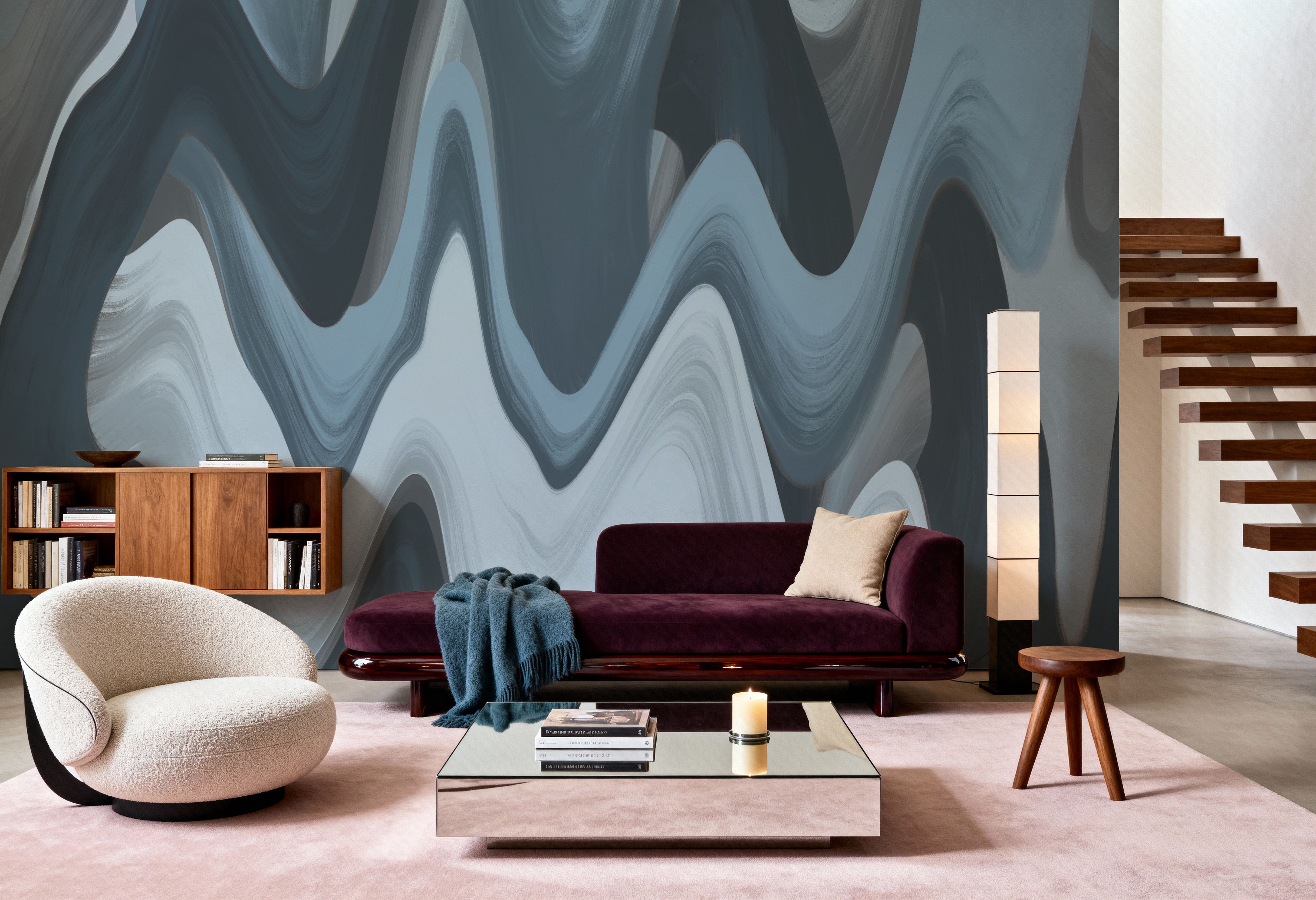 Abstract Paints, Denim