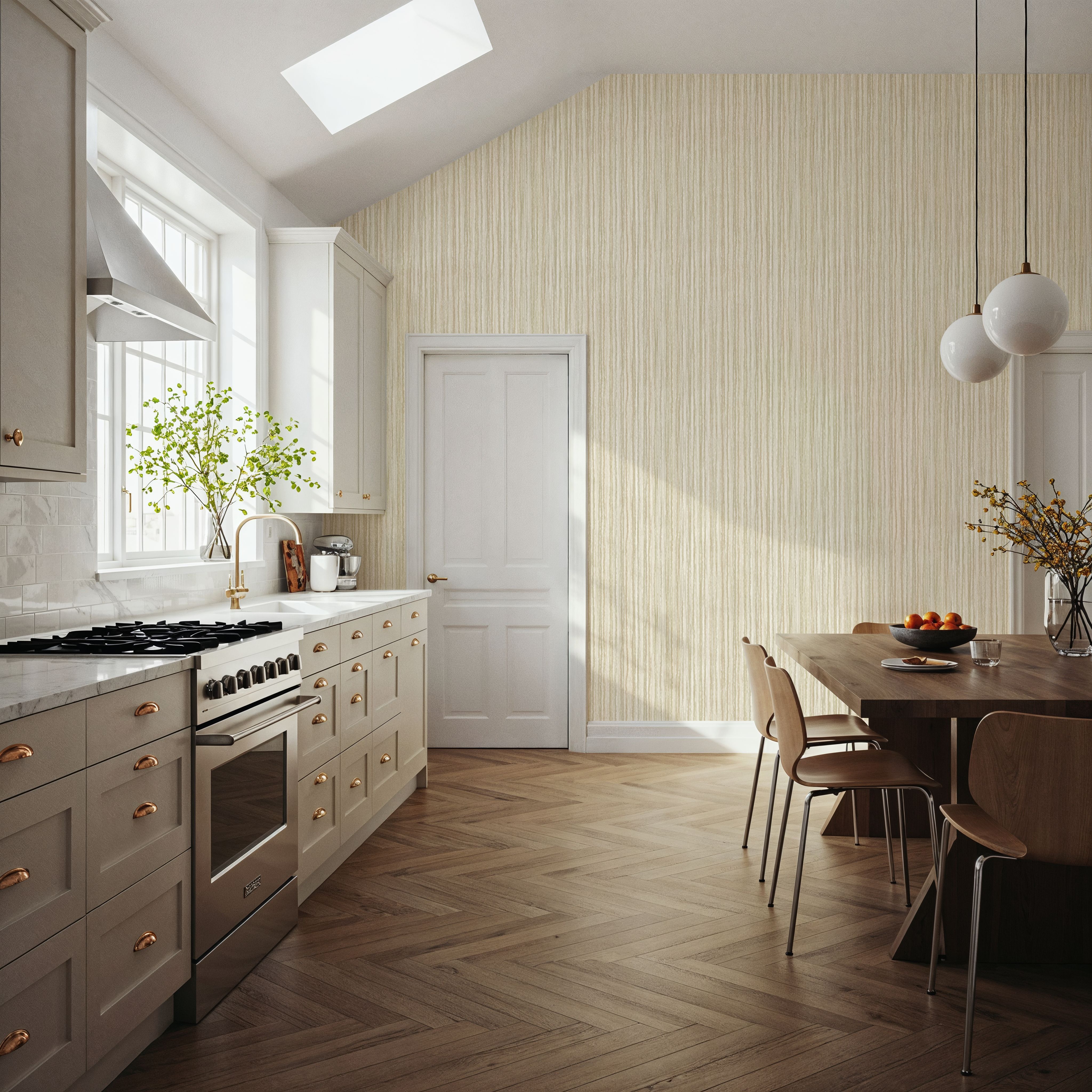 Textured Lines, Beige