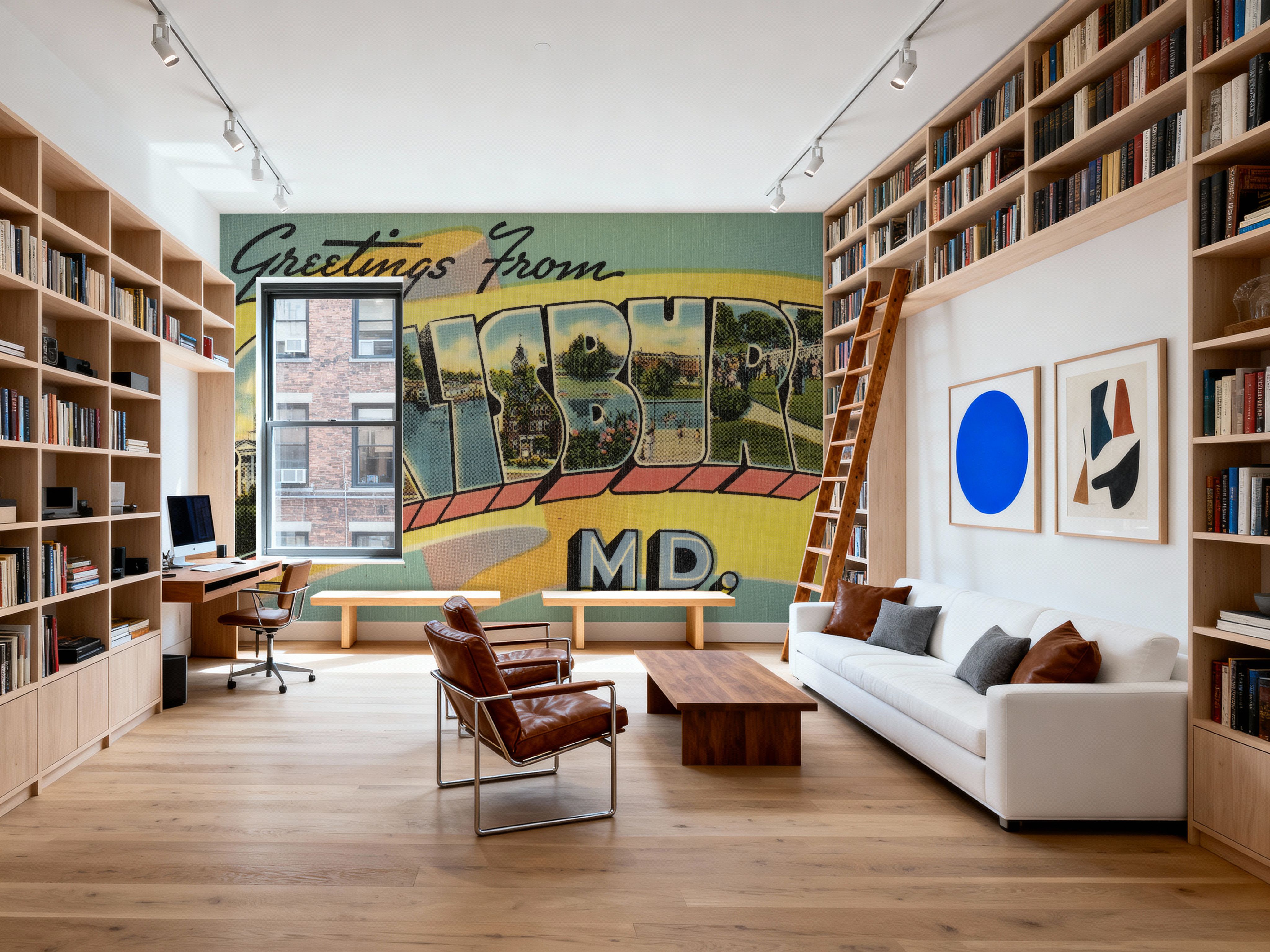 Greetings from Salisbury - Screenprint Postcard