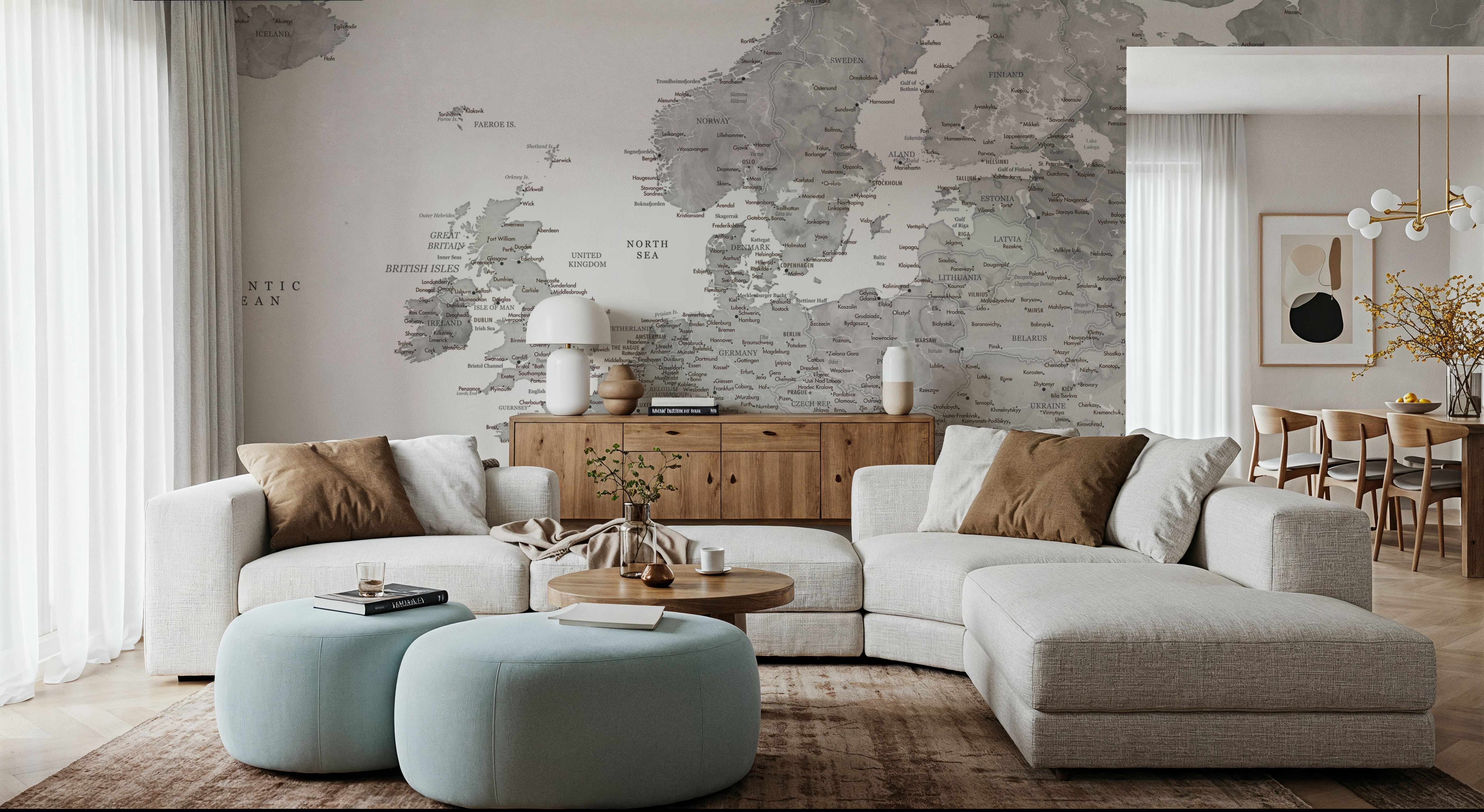 Europe Map Detailed - Jimmy