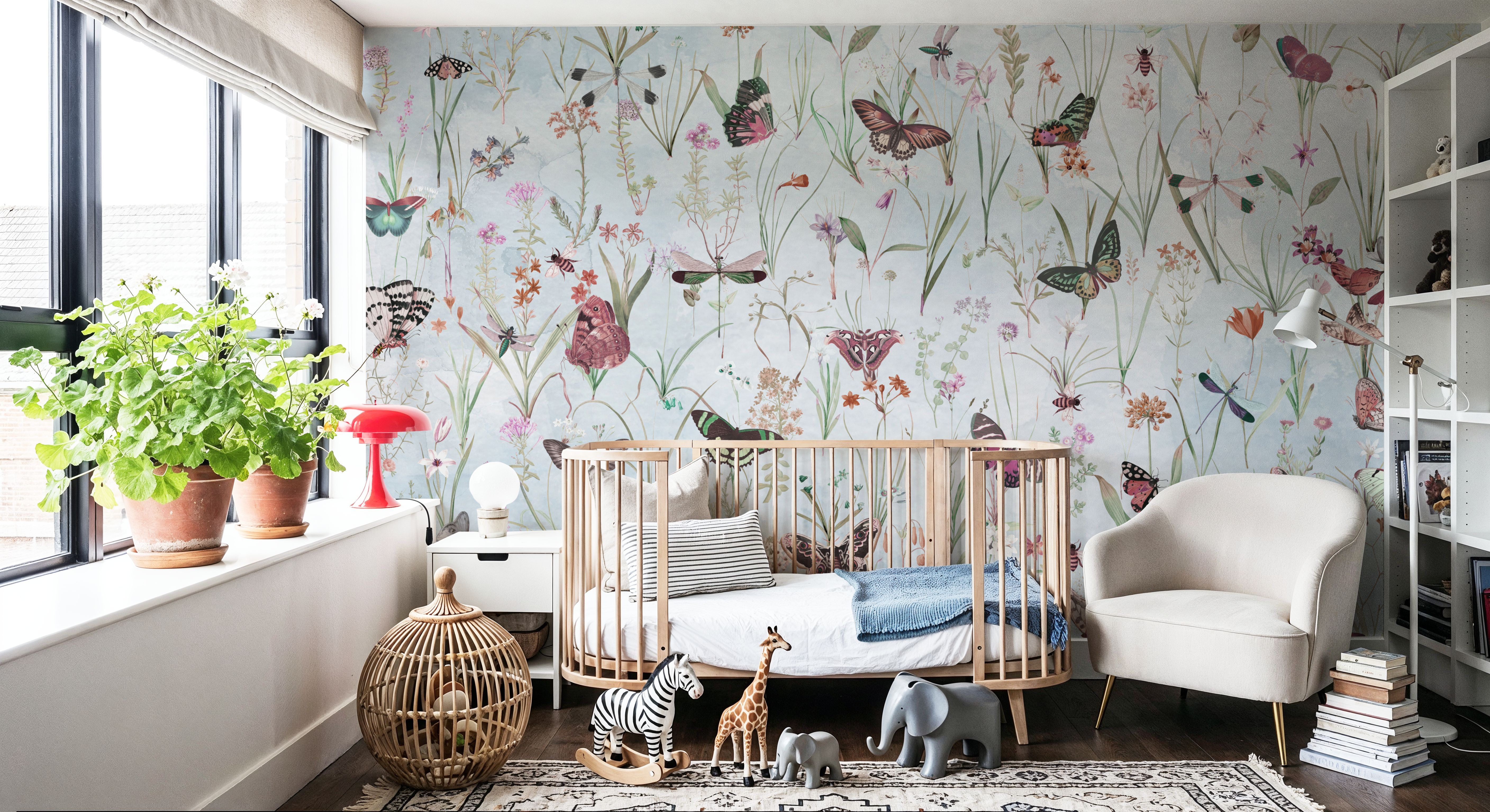 Herbals and Butterflies Blue