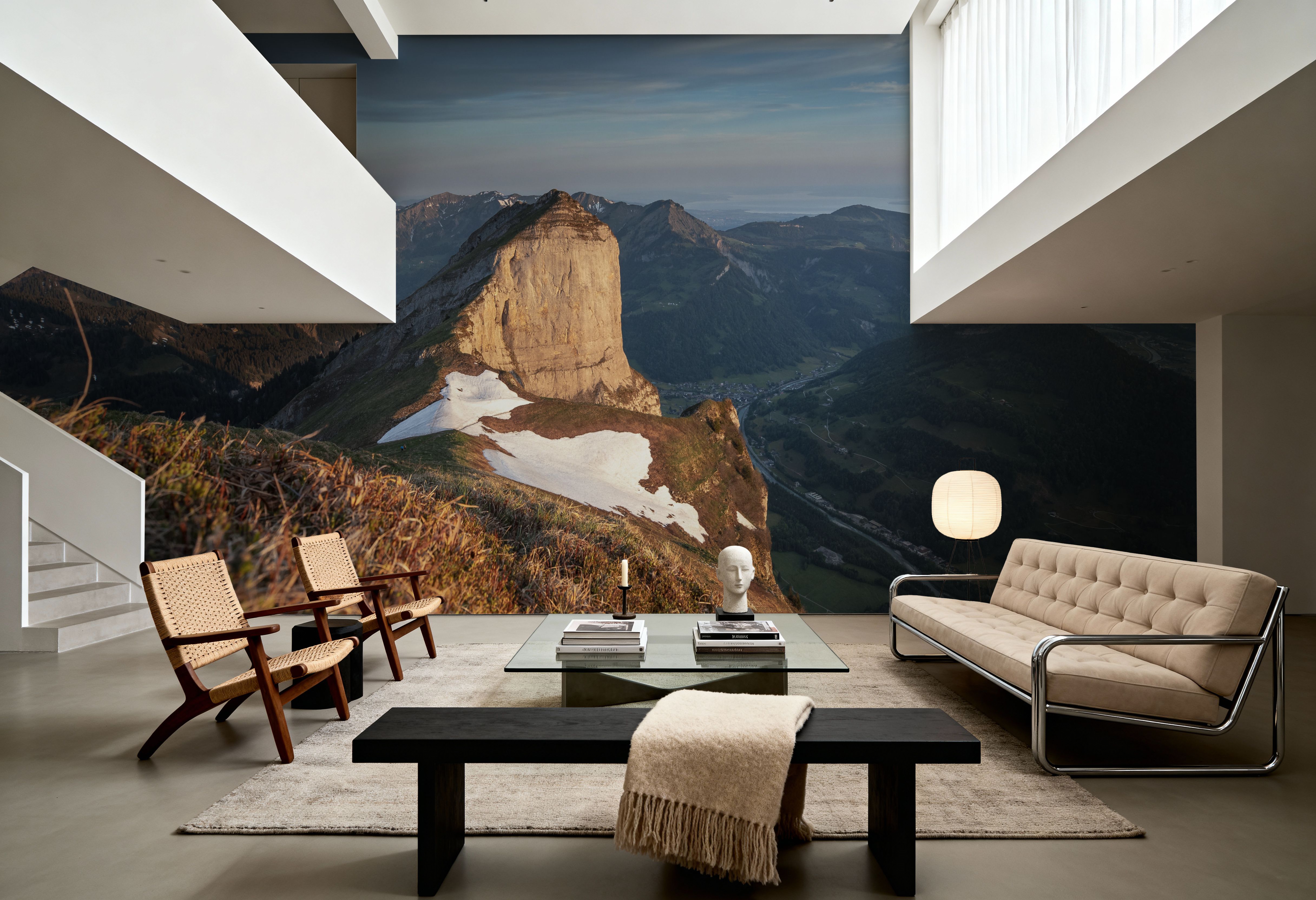 Kanisfluh Fall, Behang