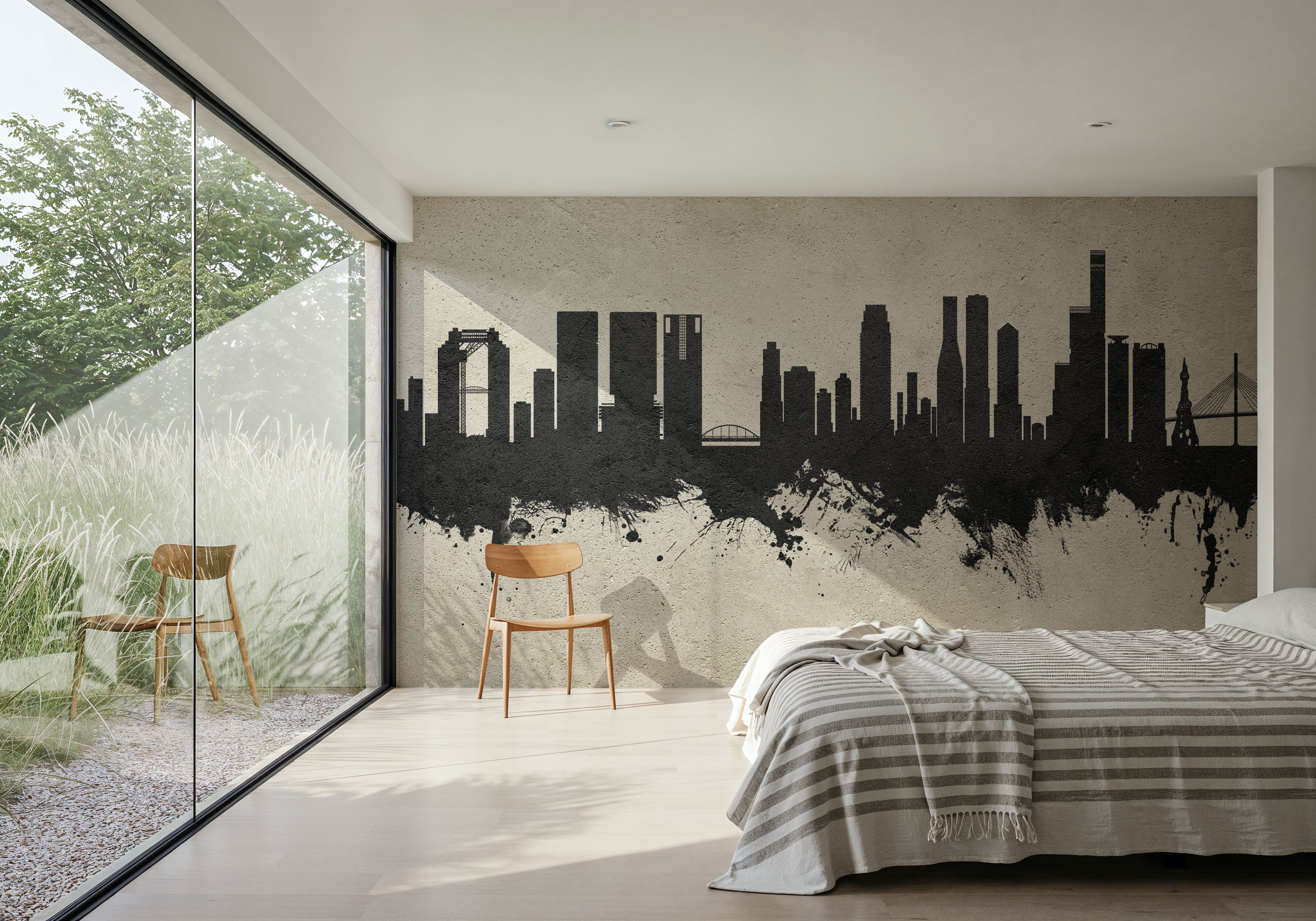 Osaka Skyline Concrete