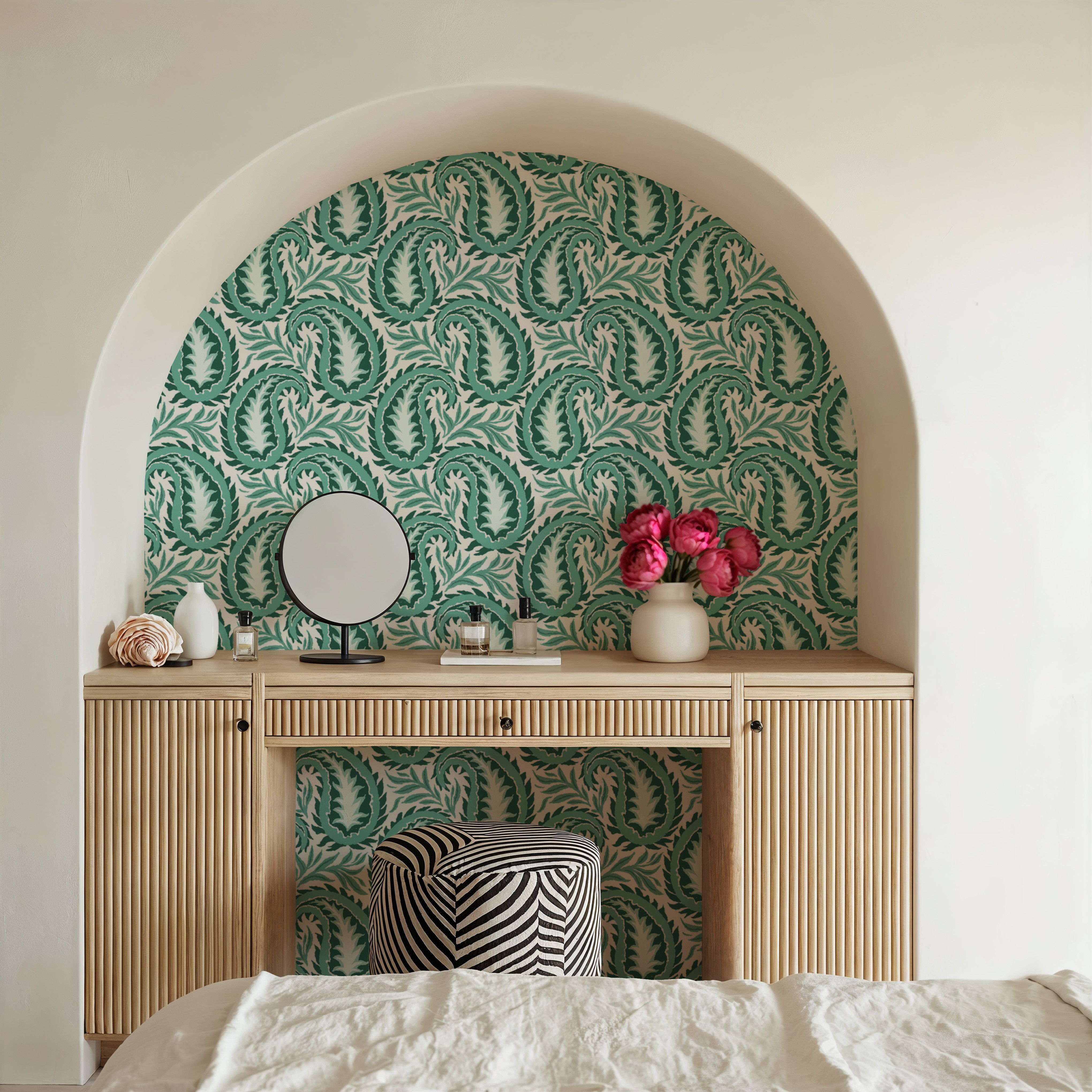 Botanical Paisley, Turqouise