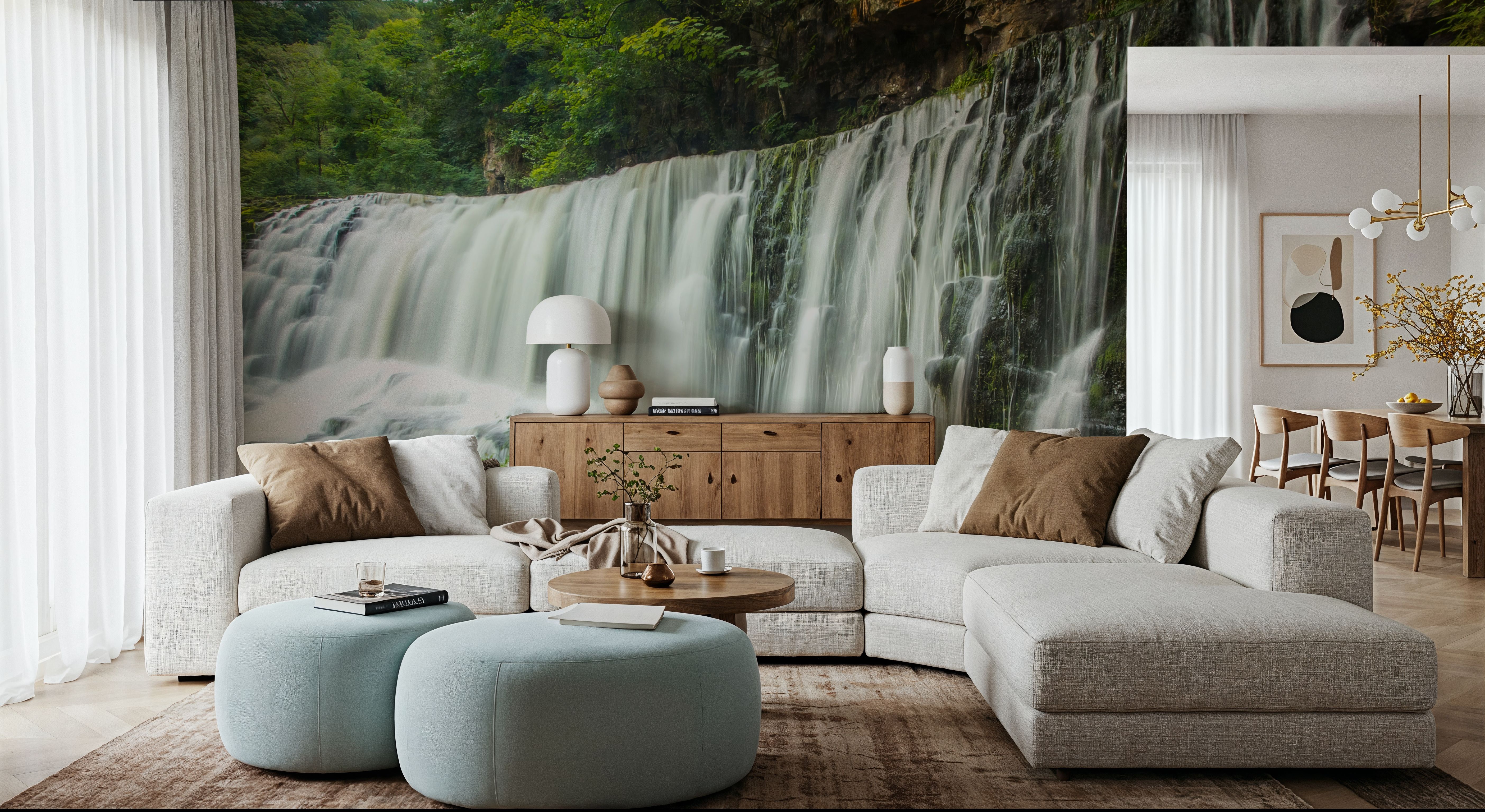 Falling Water, Papier peint