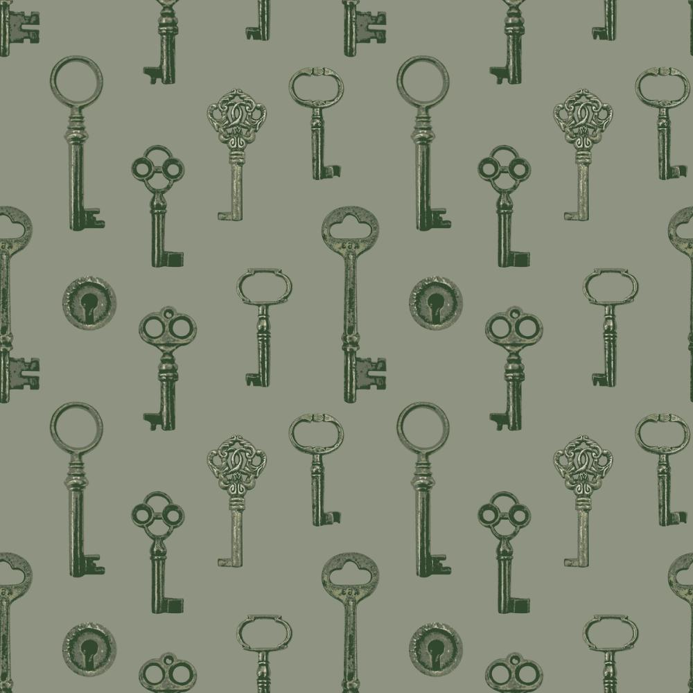 Antique Keys, Light Green