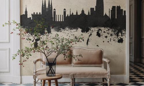 Barcelona Skyline Concrete