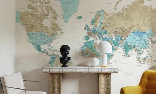World Map Cities - Phillipa