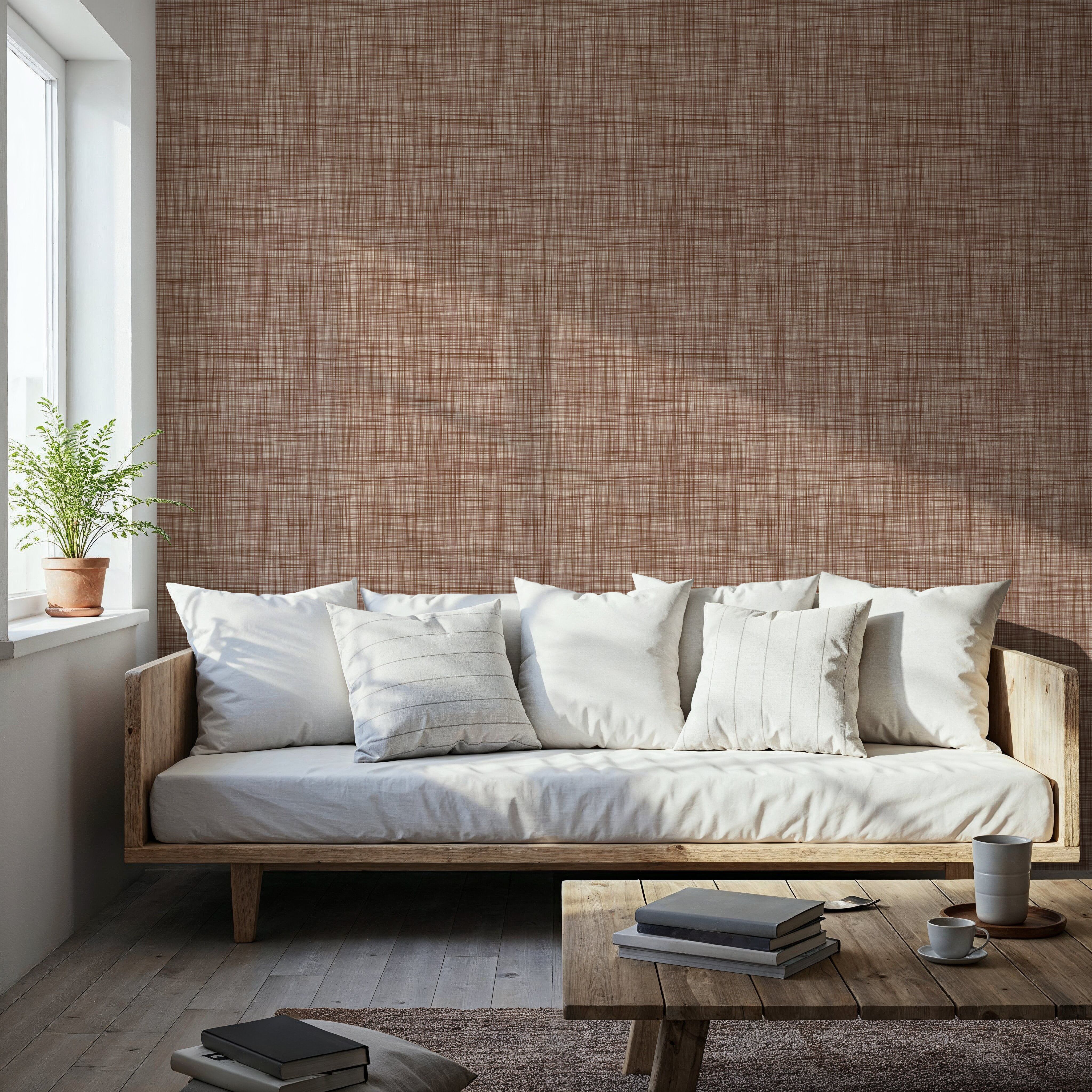 Mottled Linen Effect, Brick