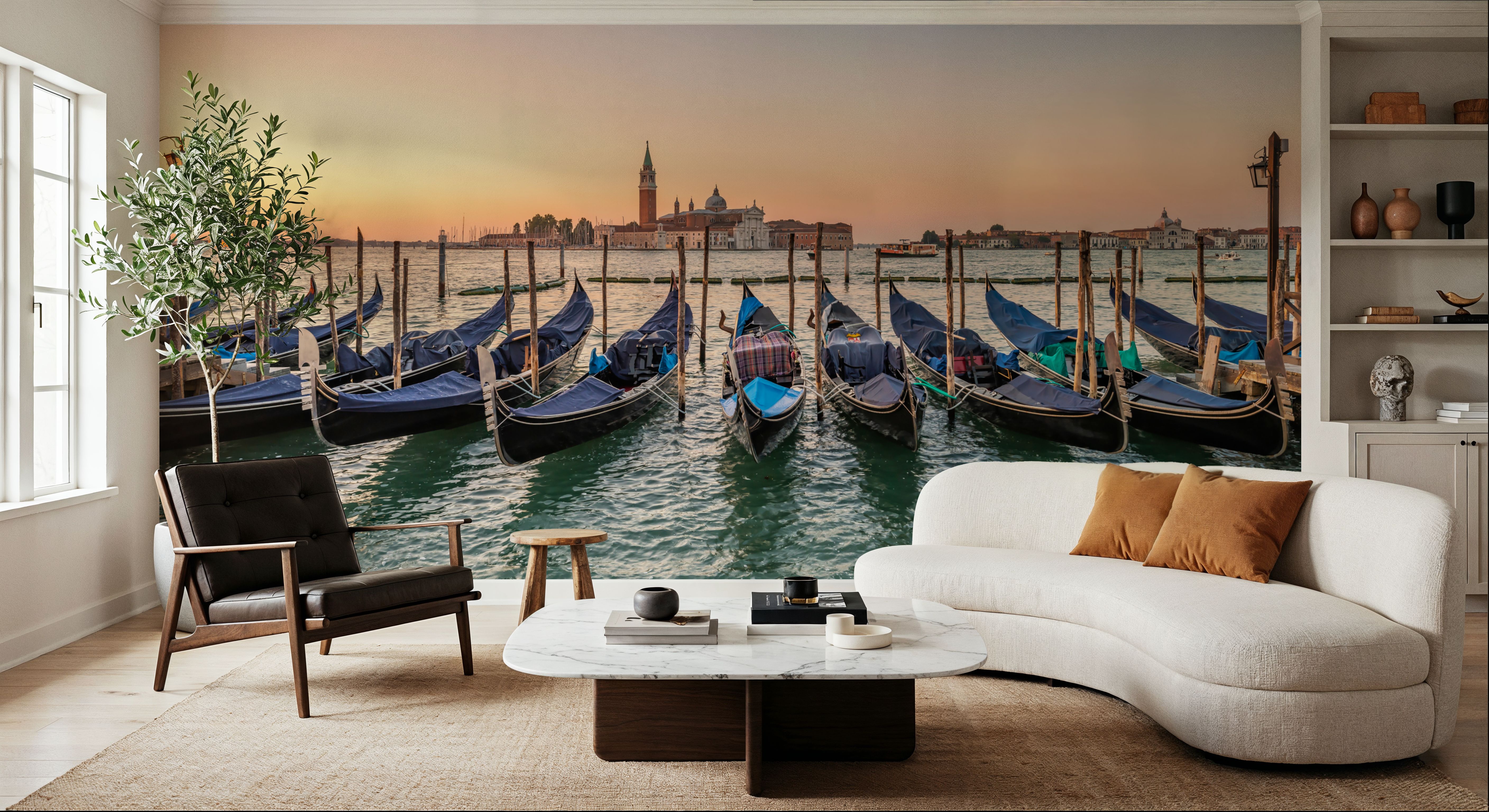 Gondolas Ready, Wallpaper