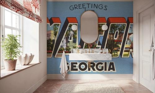 Greetings from Macon - Screenprint Postcard