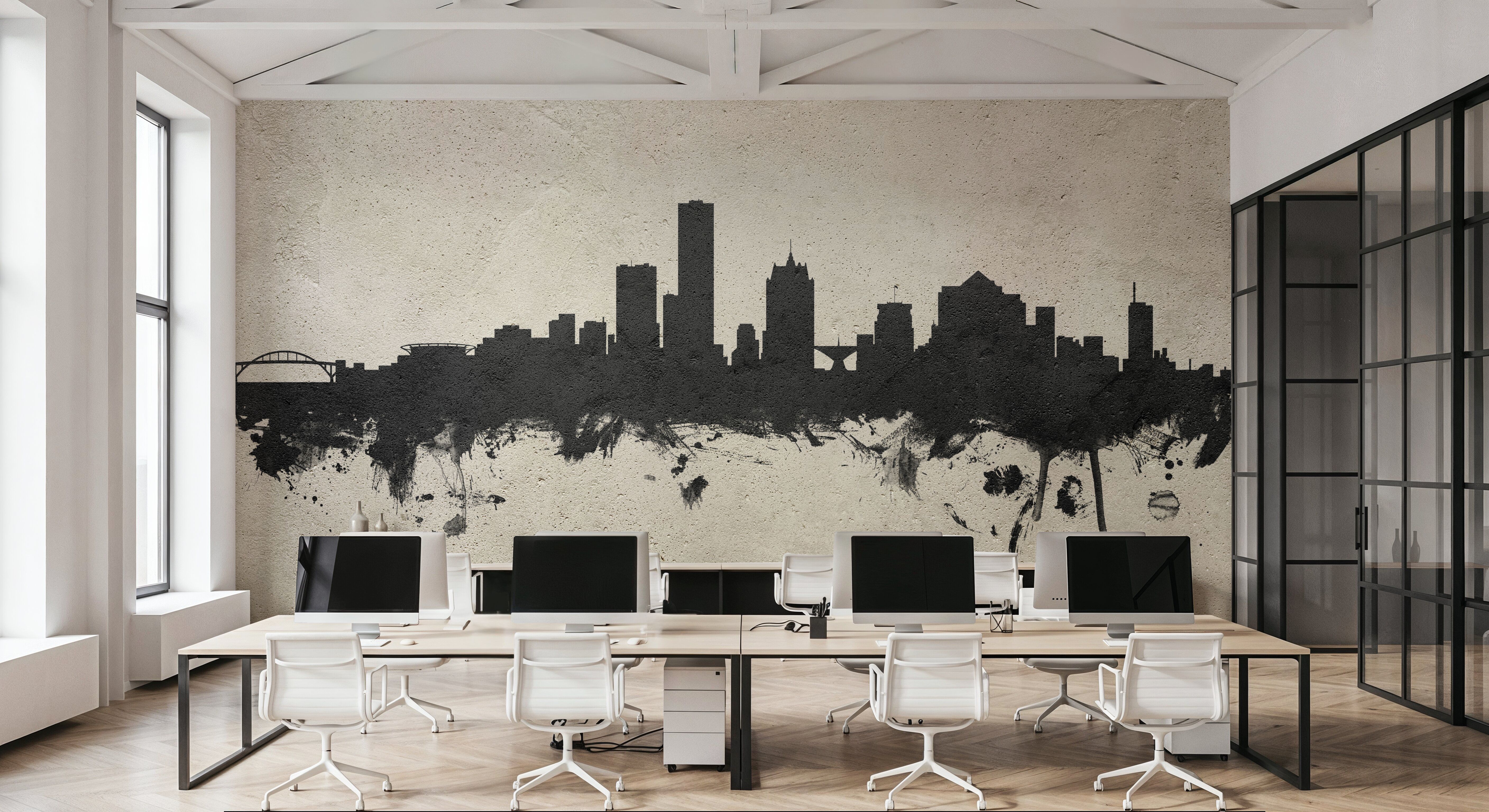 Milwaukee Wisconsin Skyline Concrete