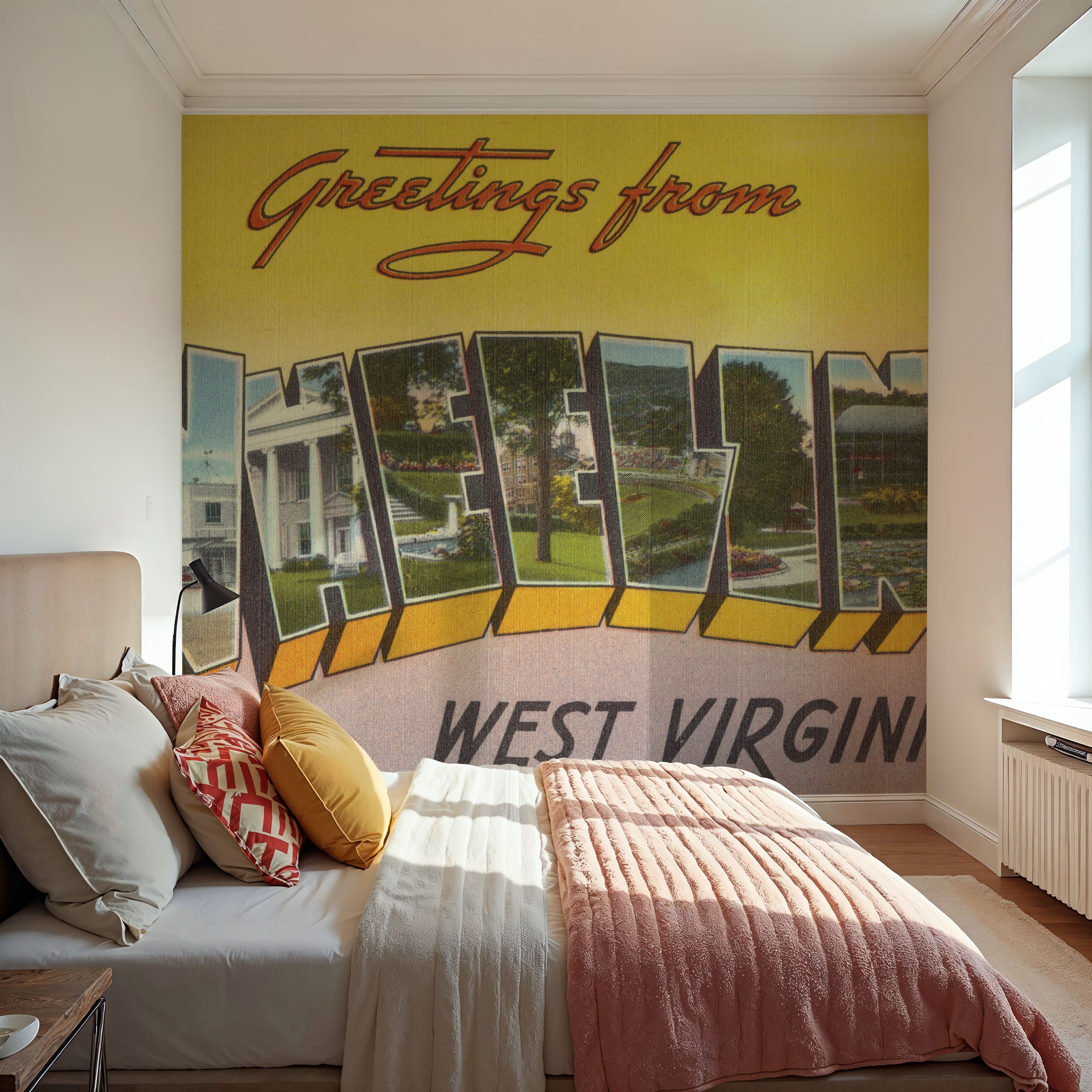 Greetings from Wheeling - Screenprint Postcard