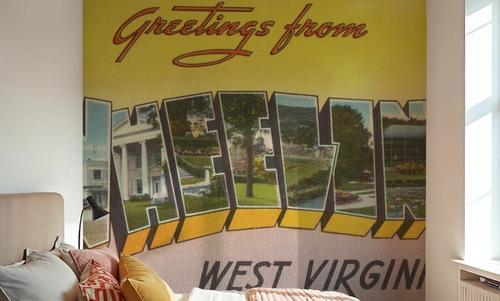 Greetings from Wheeling - Screenprint Postcard