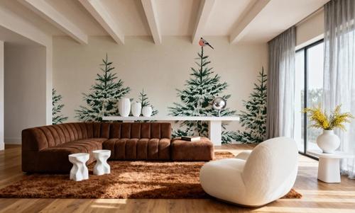 Snowy Spruce Trees