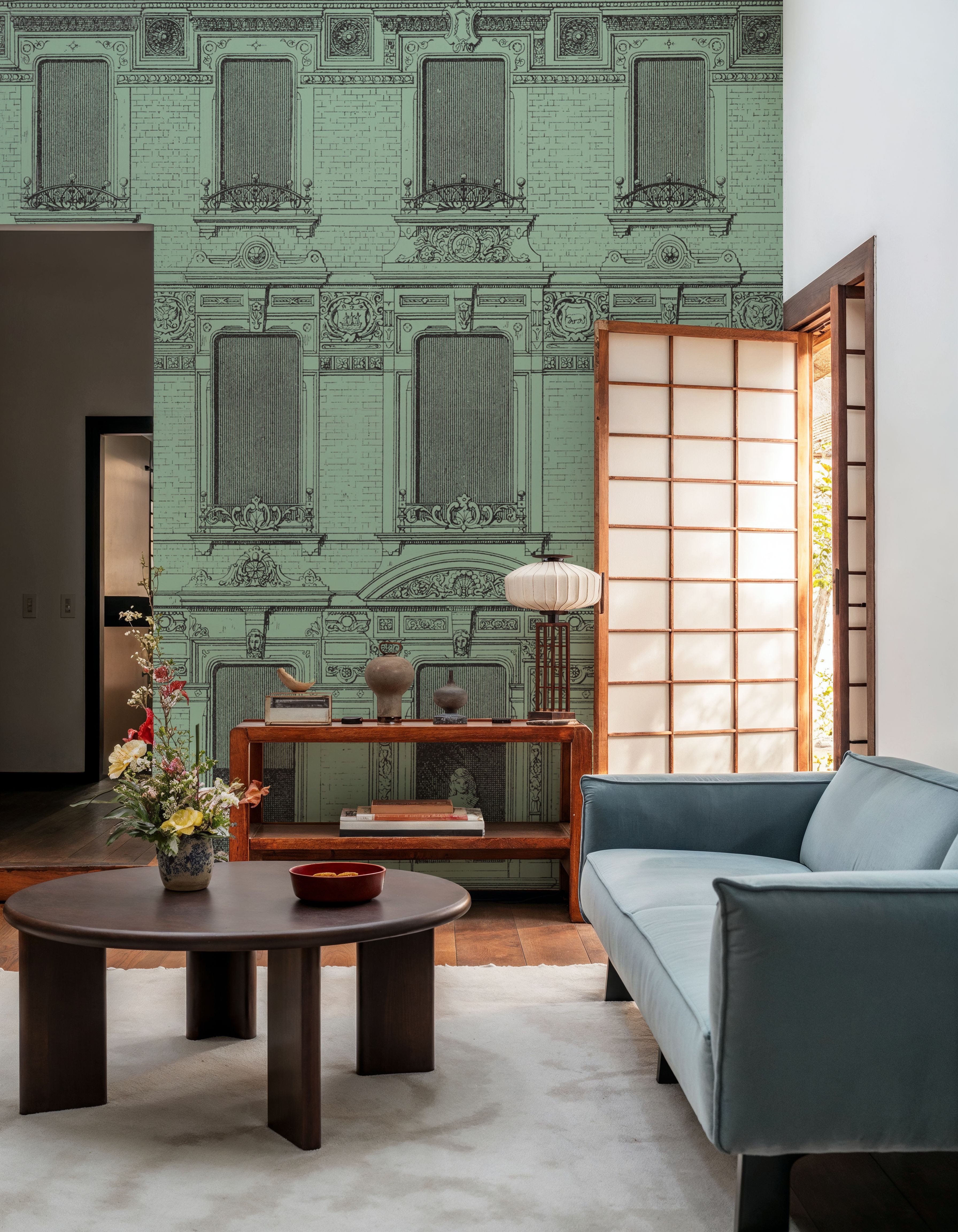 Vintage Facade, Green