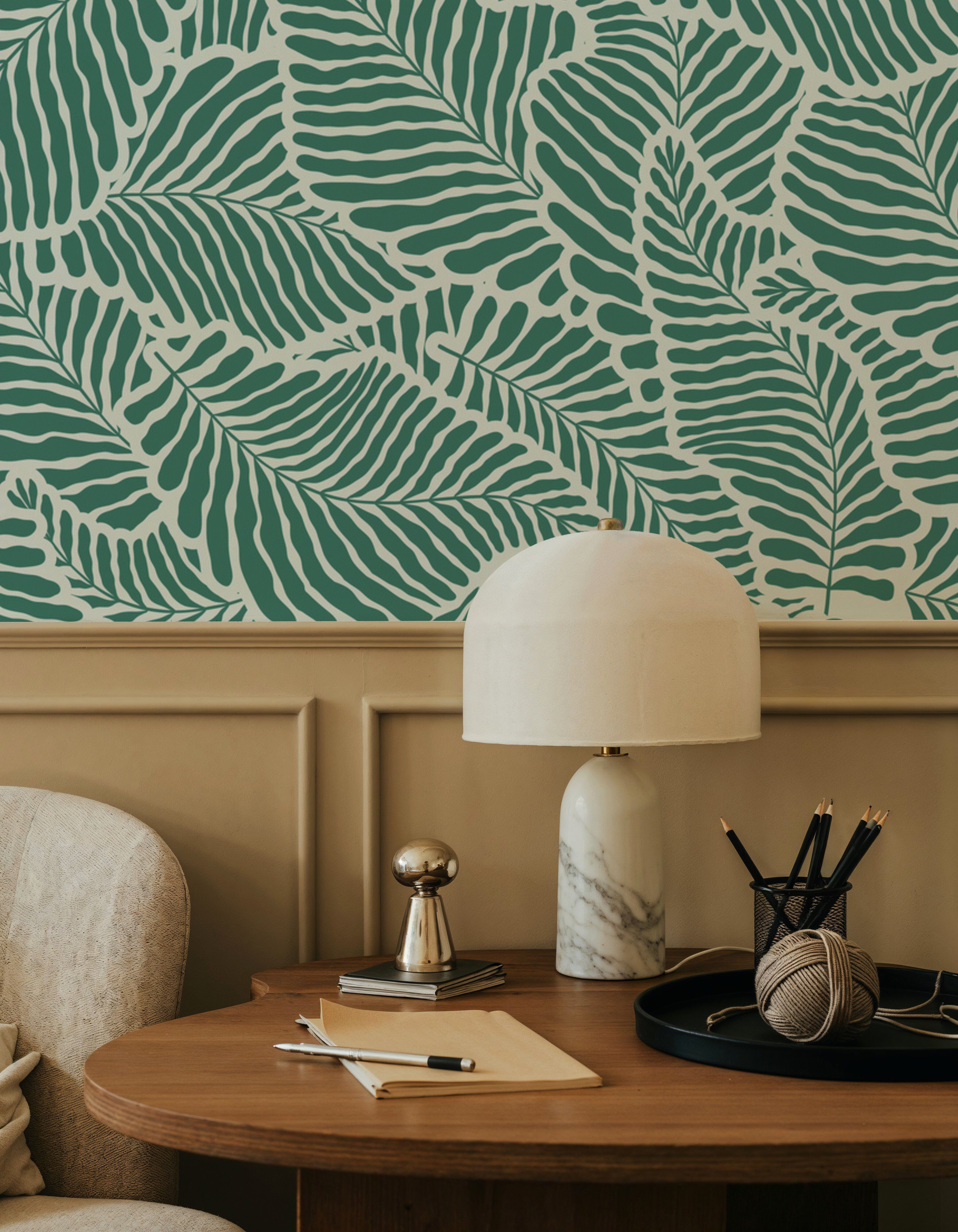 Fern Cut-Outs Pattern, Fresh Evergreen