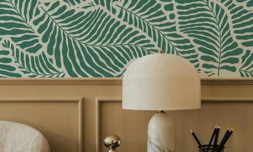 Fern Cut-Outs Pattern, Fresh Evergreen