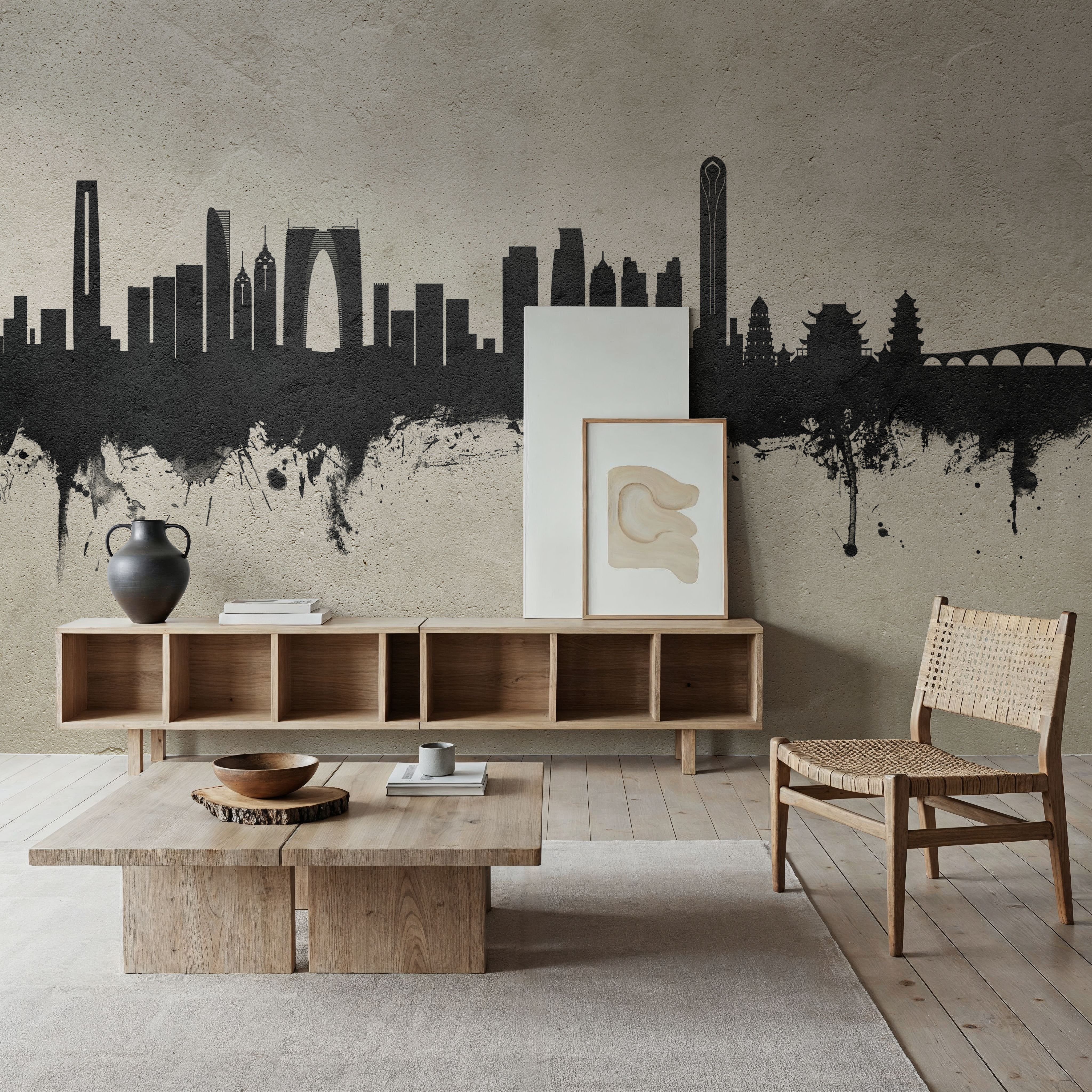Suzhou China Skyline Concrete