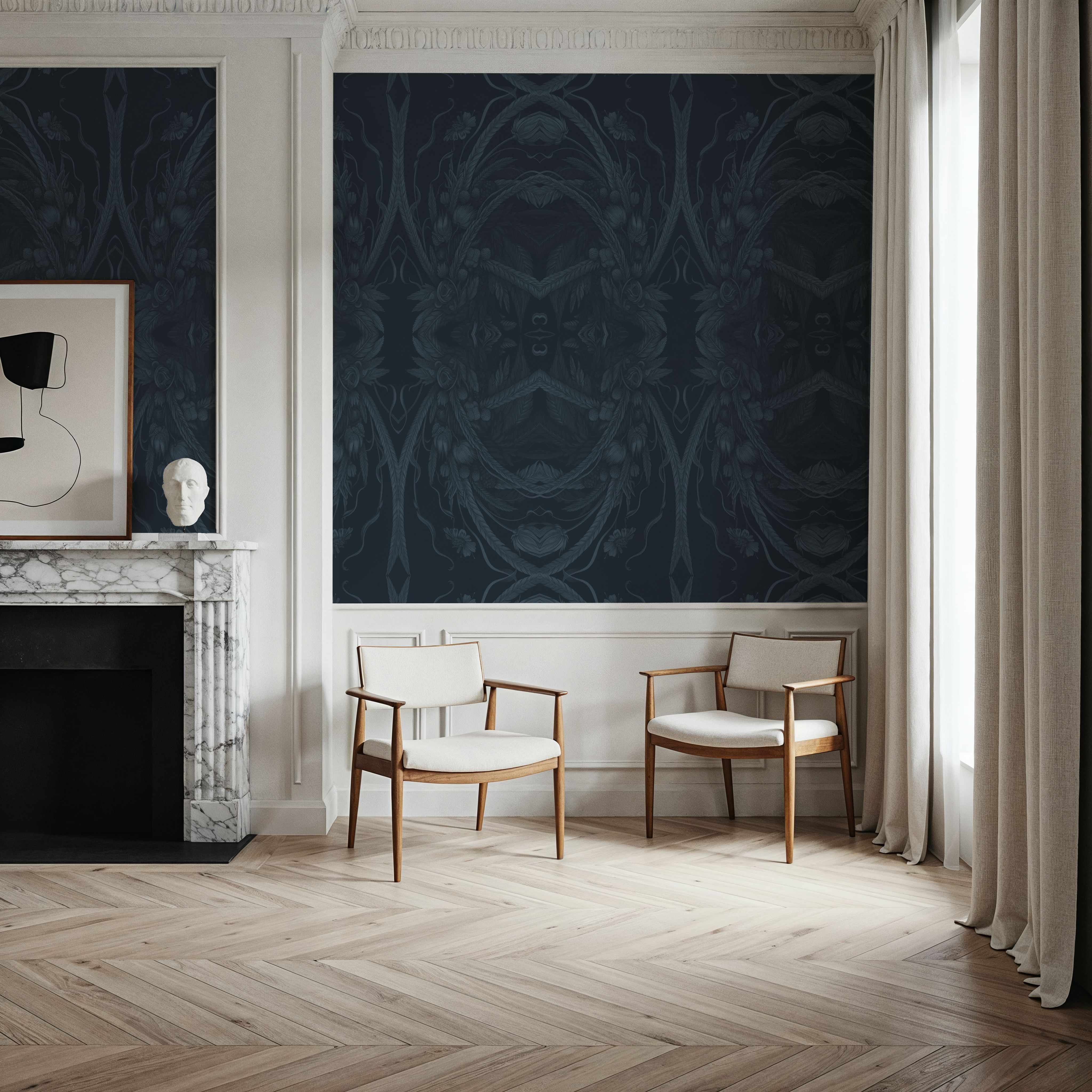 Queensgate Blue, Wallpaper