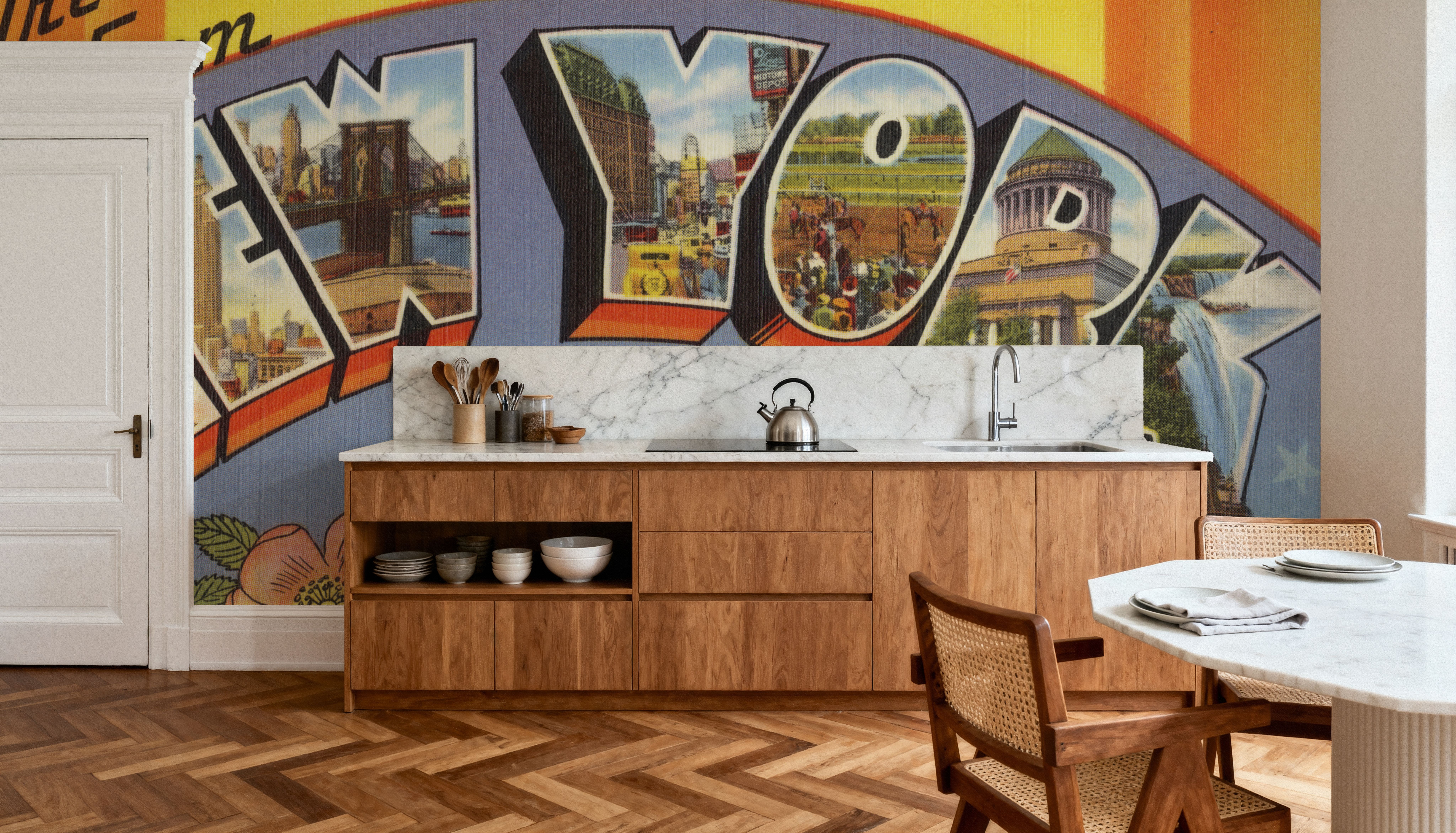 Greetings from New York - Screenprint Postcard