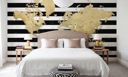 World Map Cities - Harper