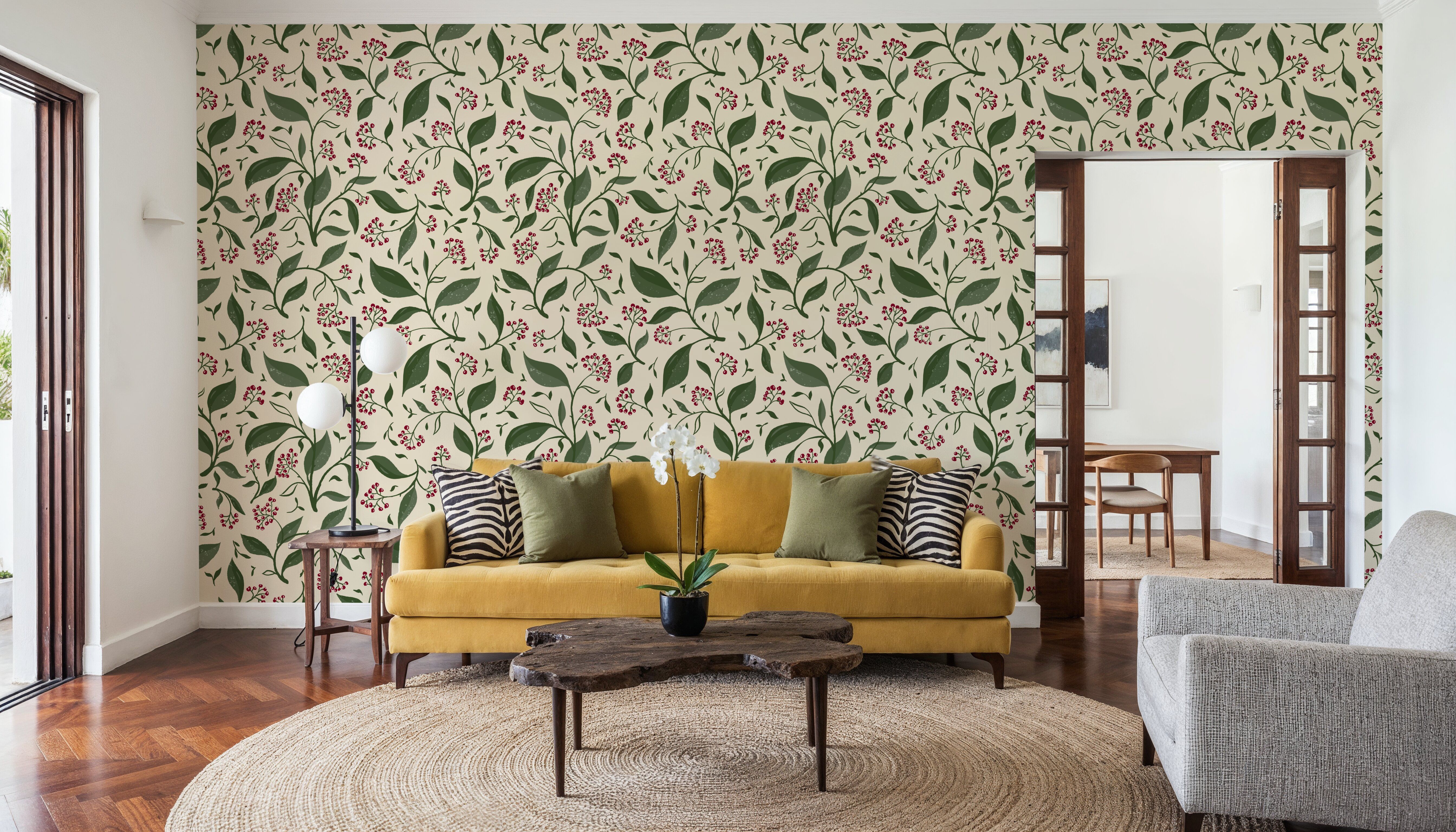 Winter Berries, Cream