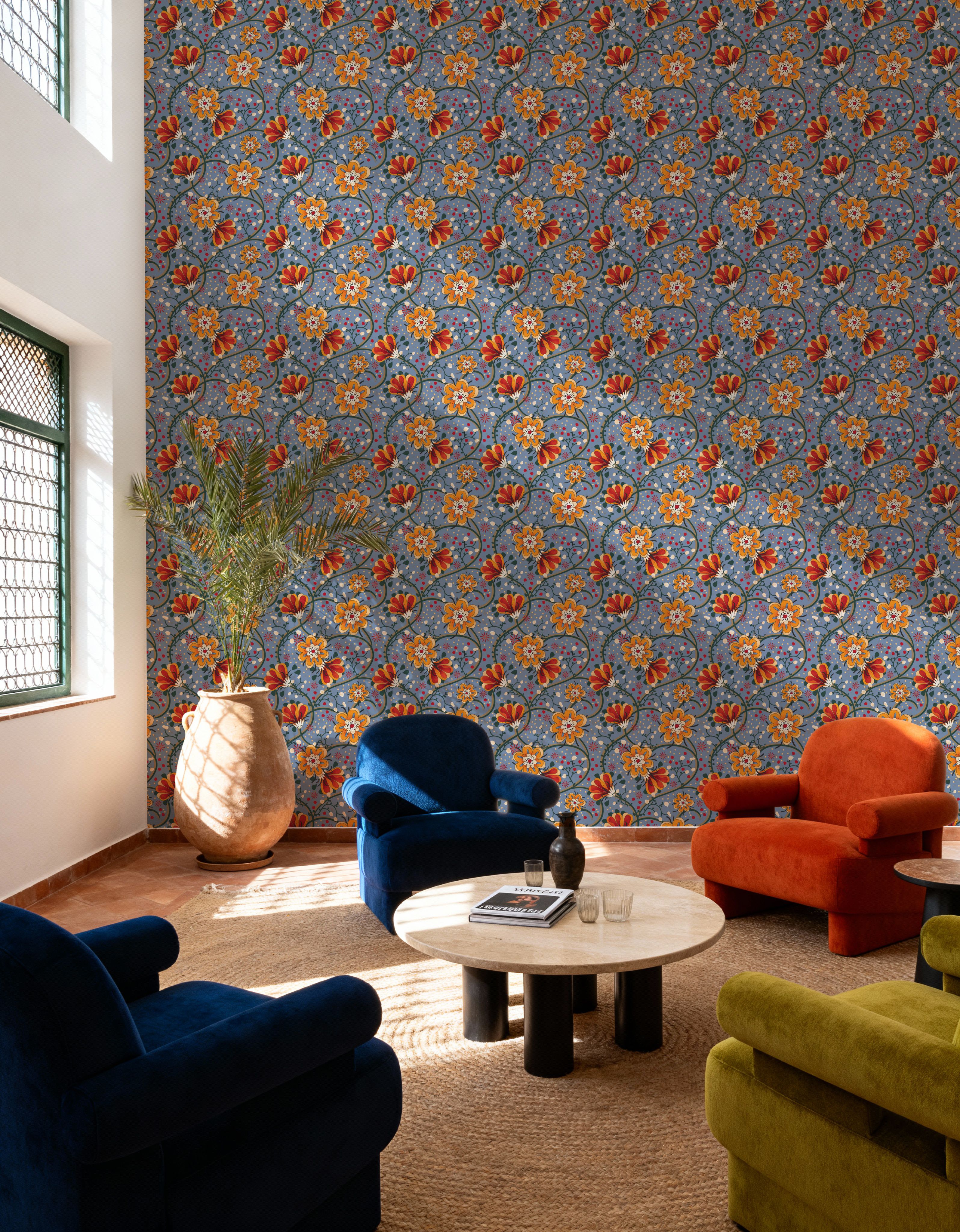 Bohemian Vines, Blue
