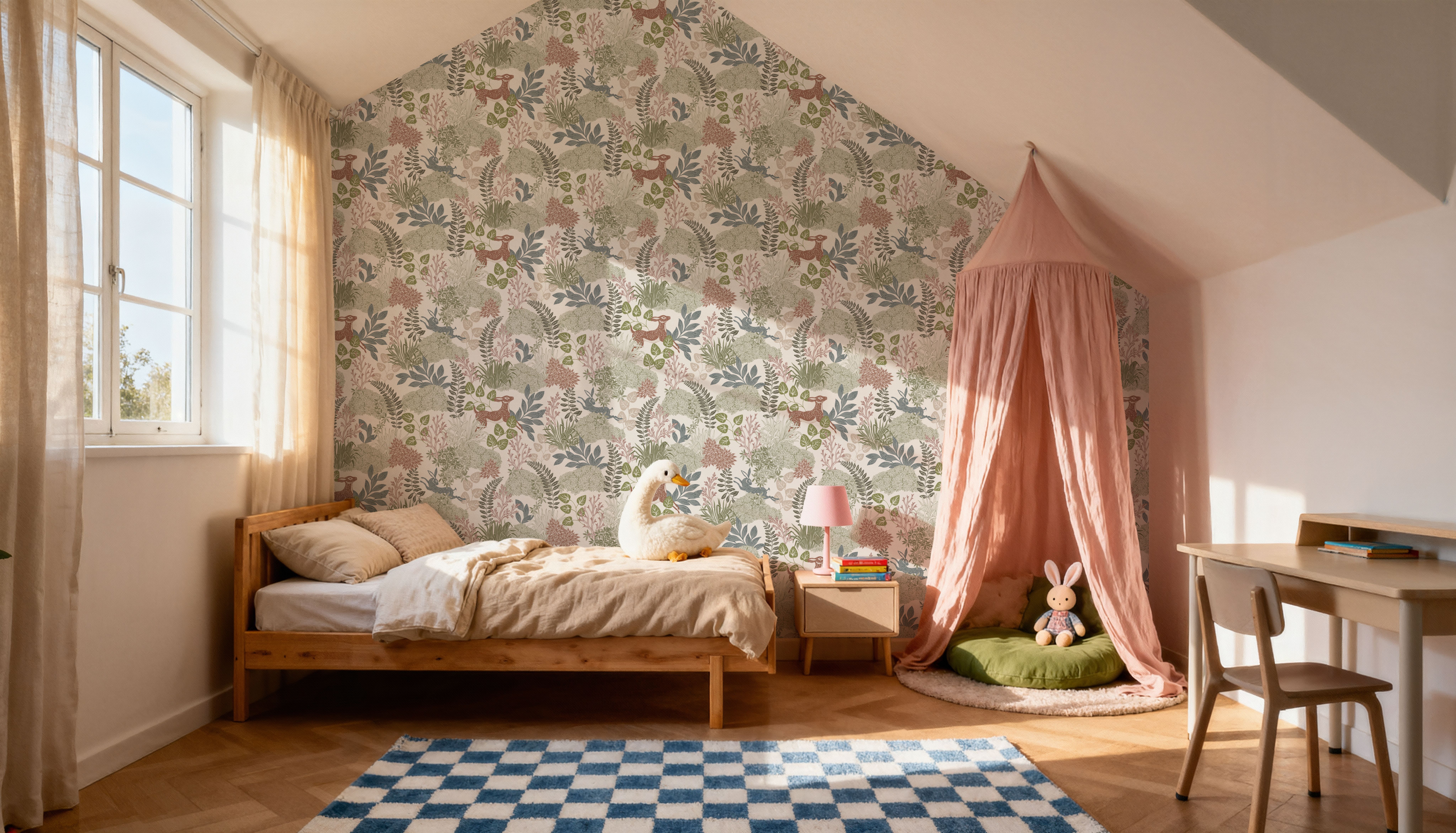 Wild and Free Pattern, Eggshell