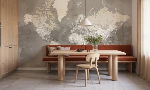World Map Cities - Davey