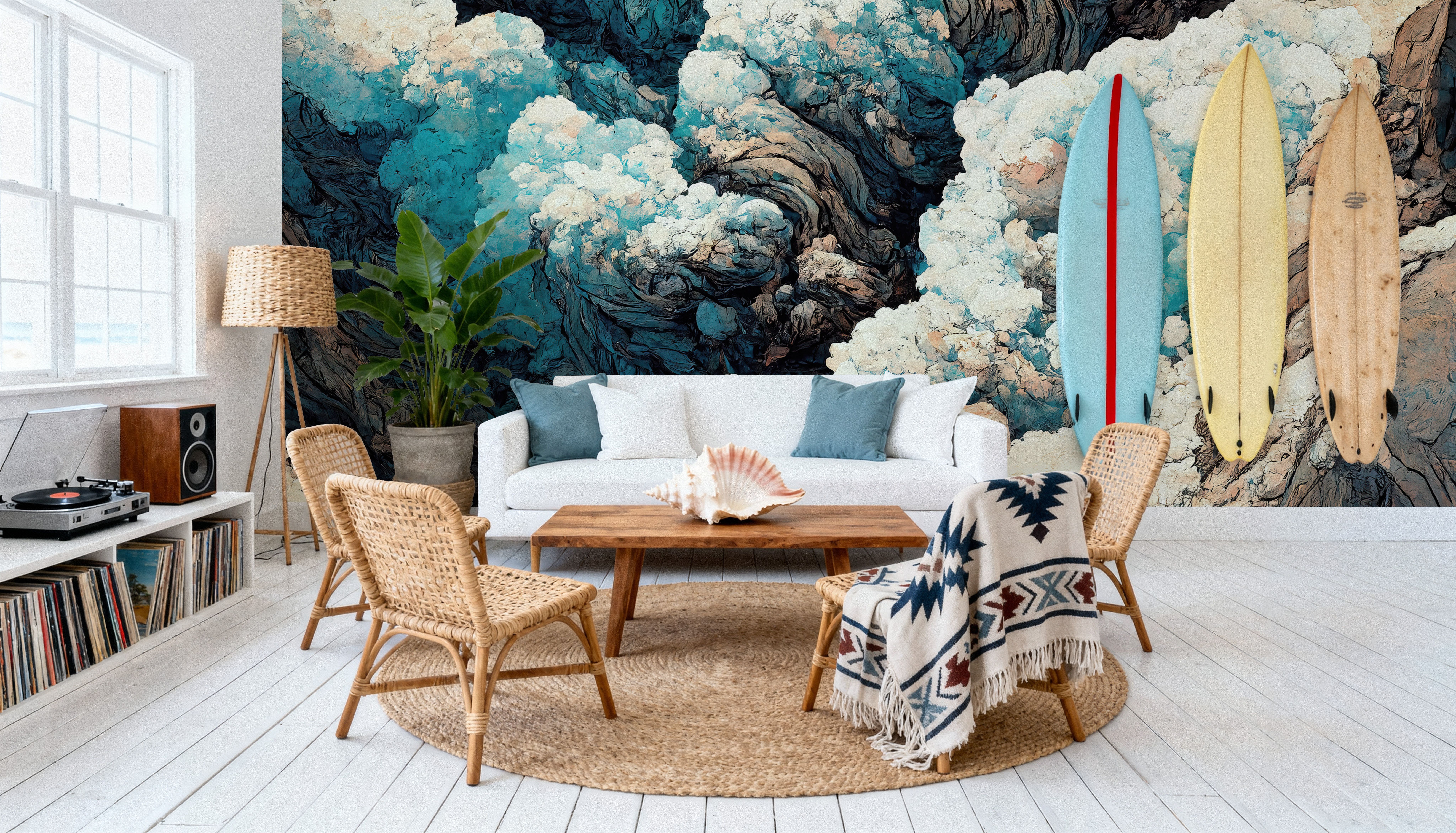 Clouds And Waves