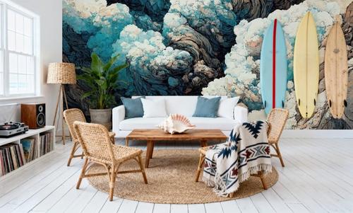 Clouds And Waves