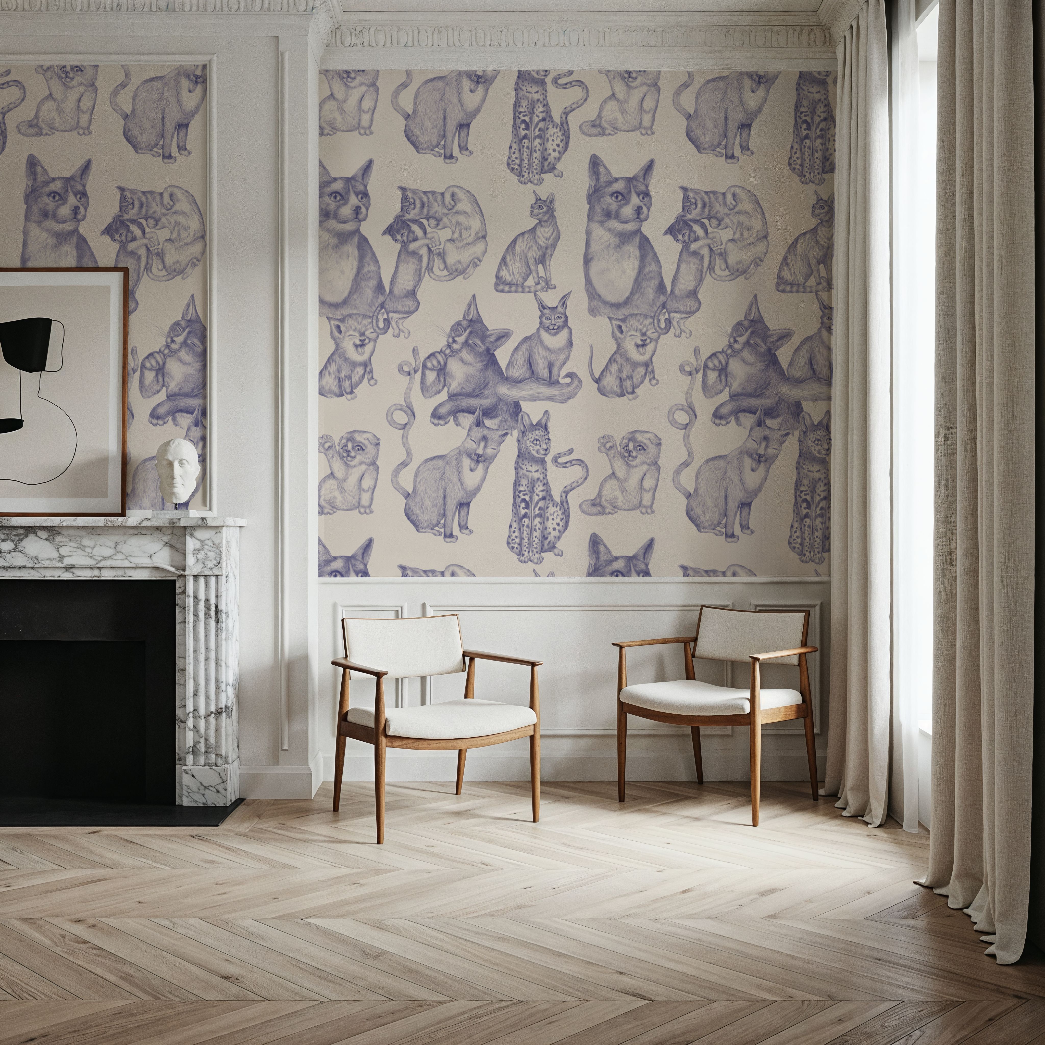 Cat Lounge, Blue