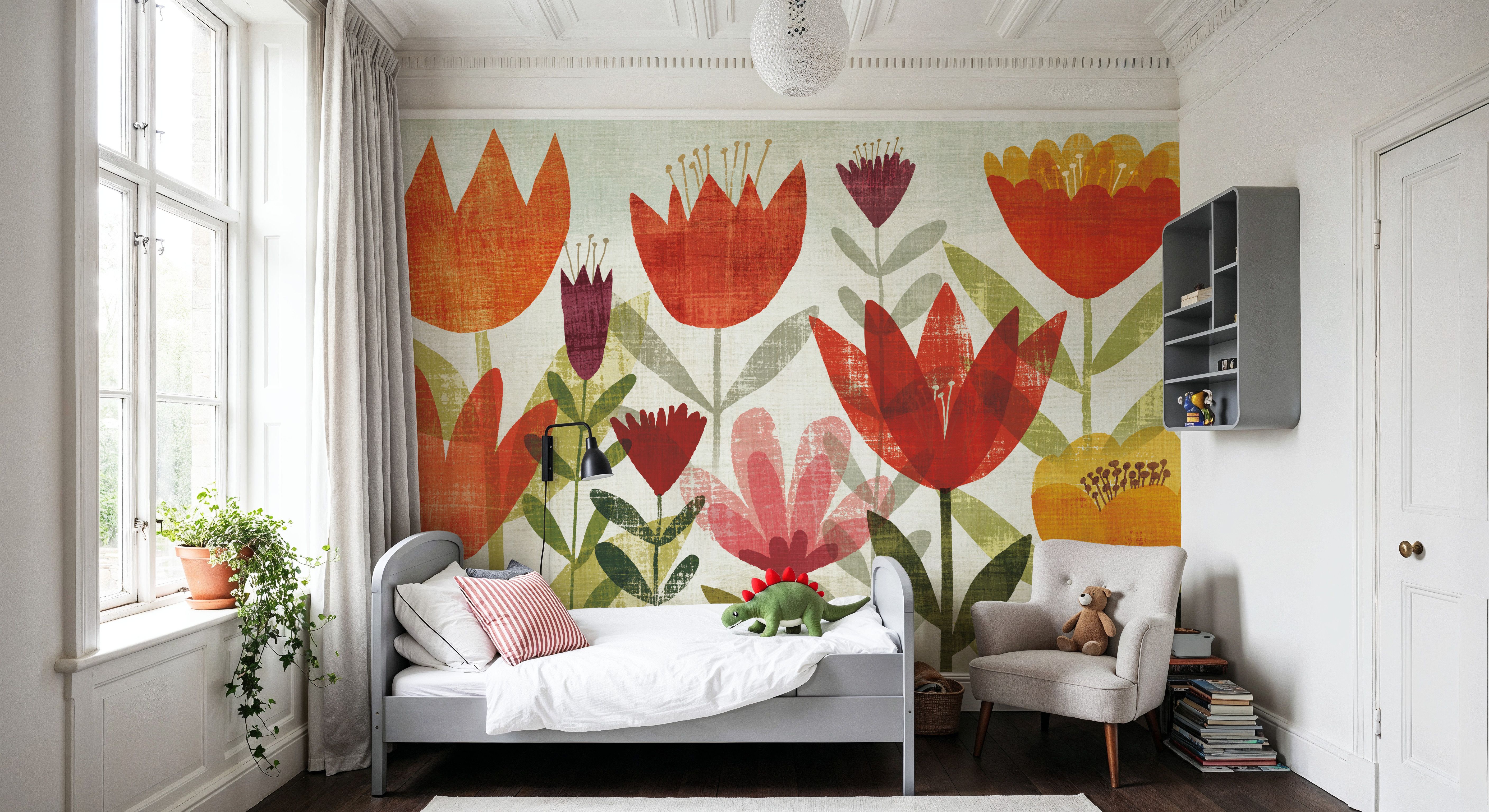 Modern Garden, Wallpaper