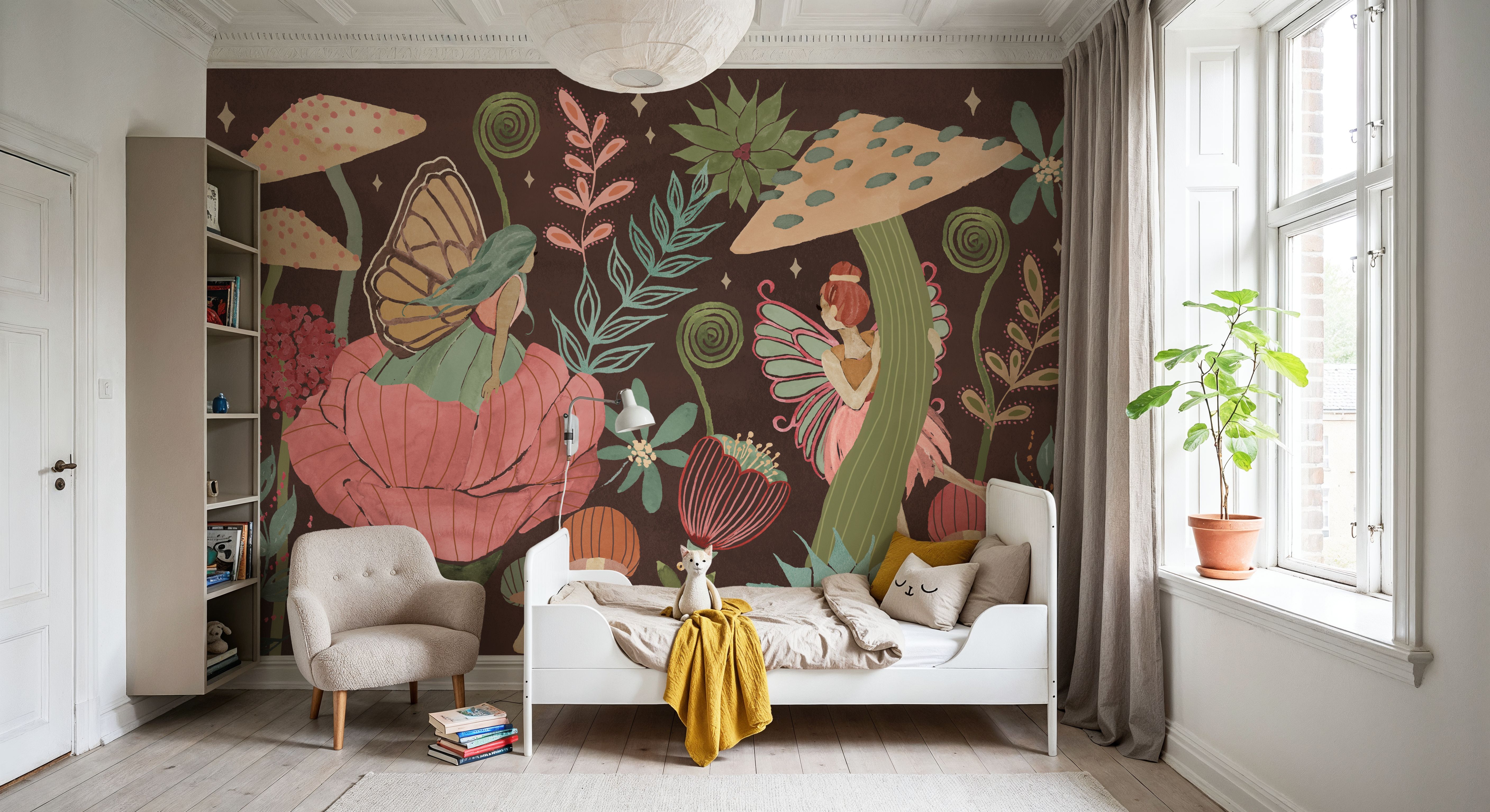 Floralscape Fairies I Dark