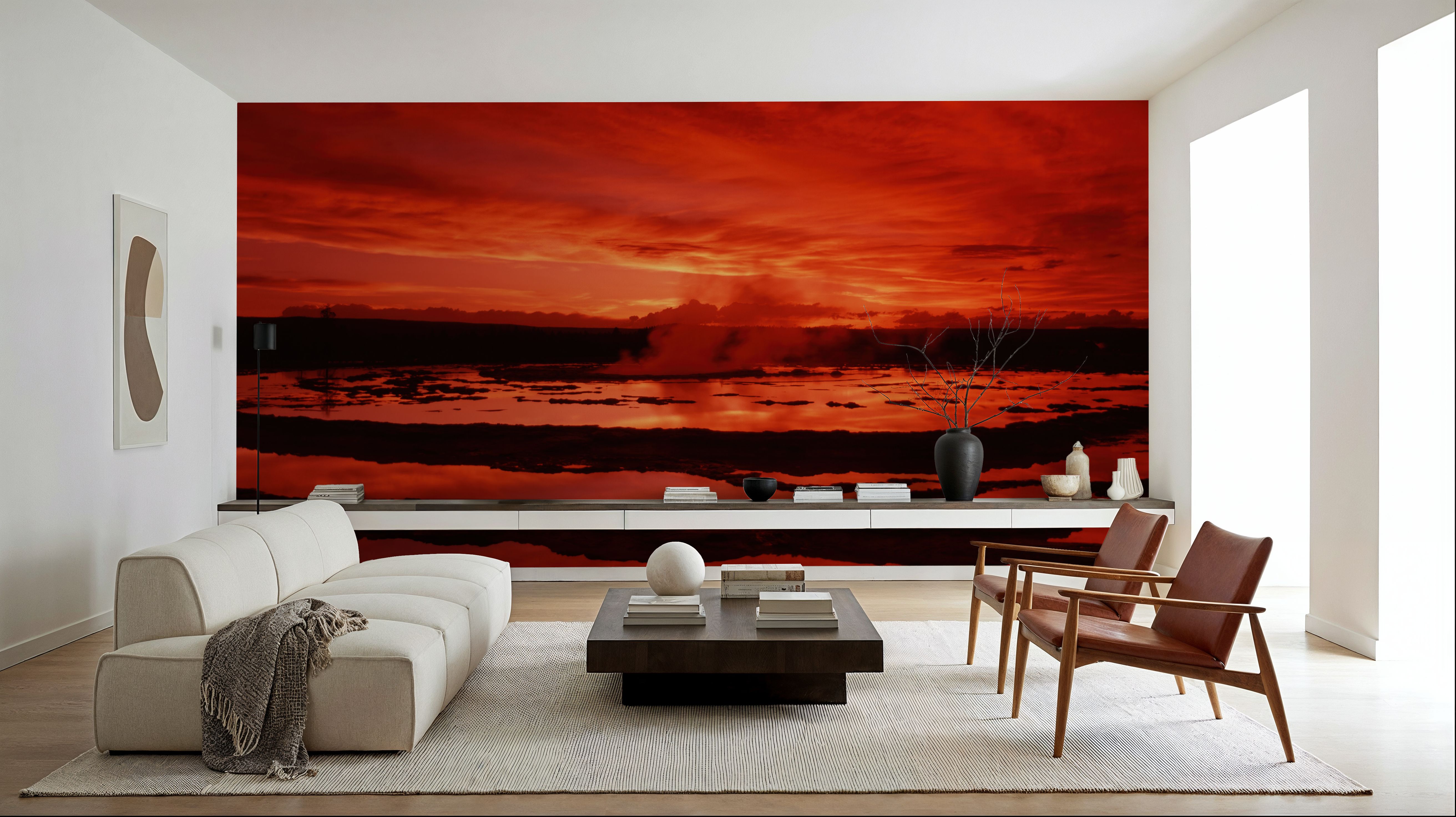 Geothermal Dusk, Wallpaper