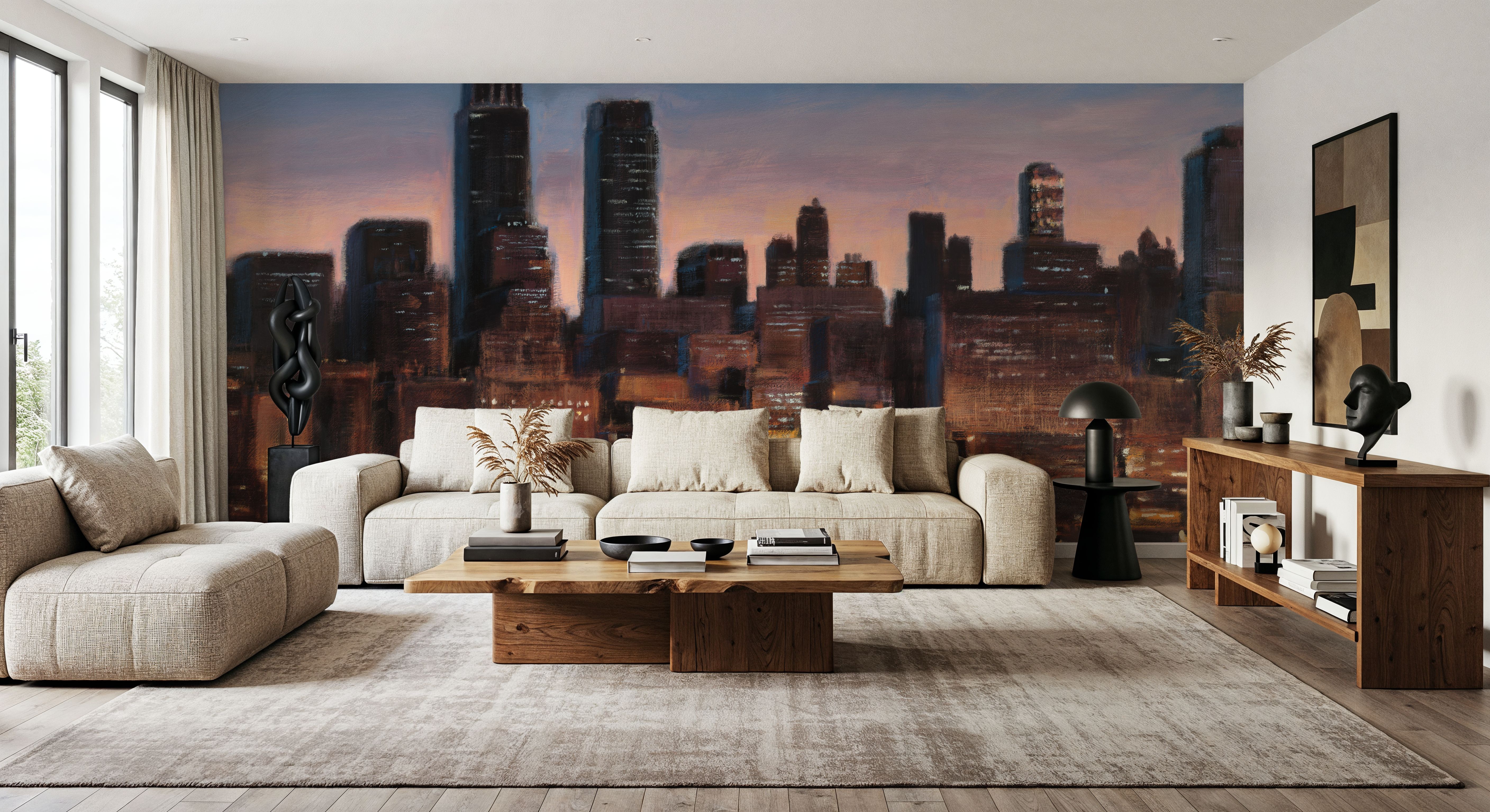 Manhattan Evening Reflection